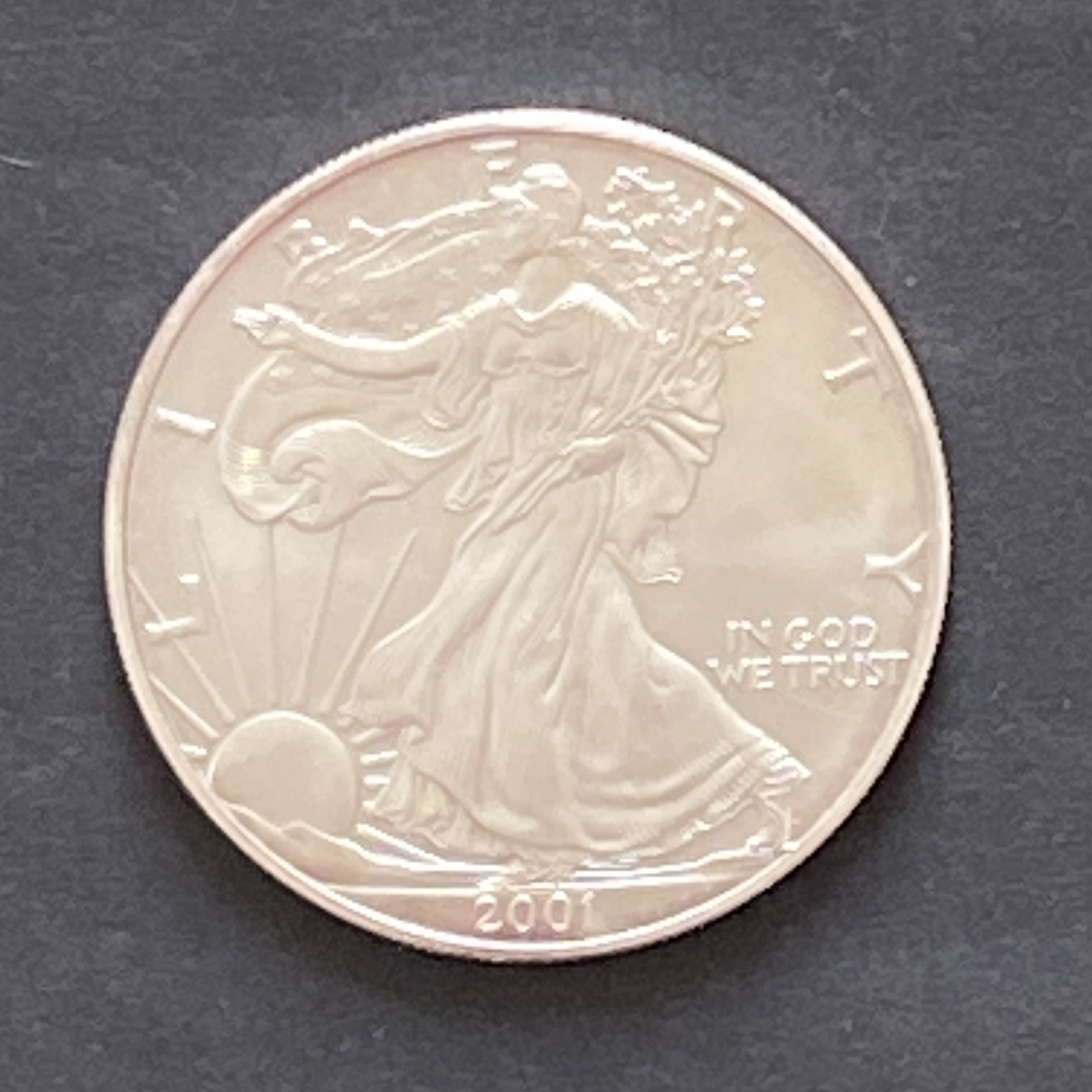 2001 American Silver Eagle Dollar