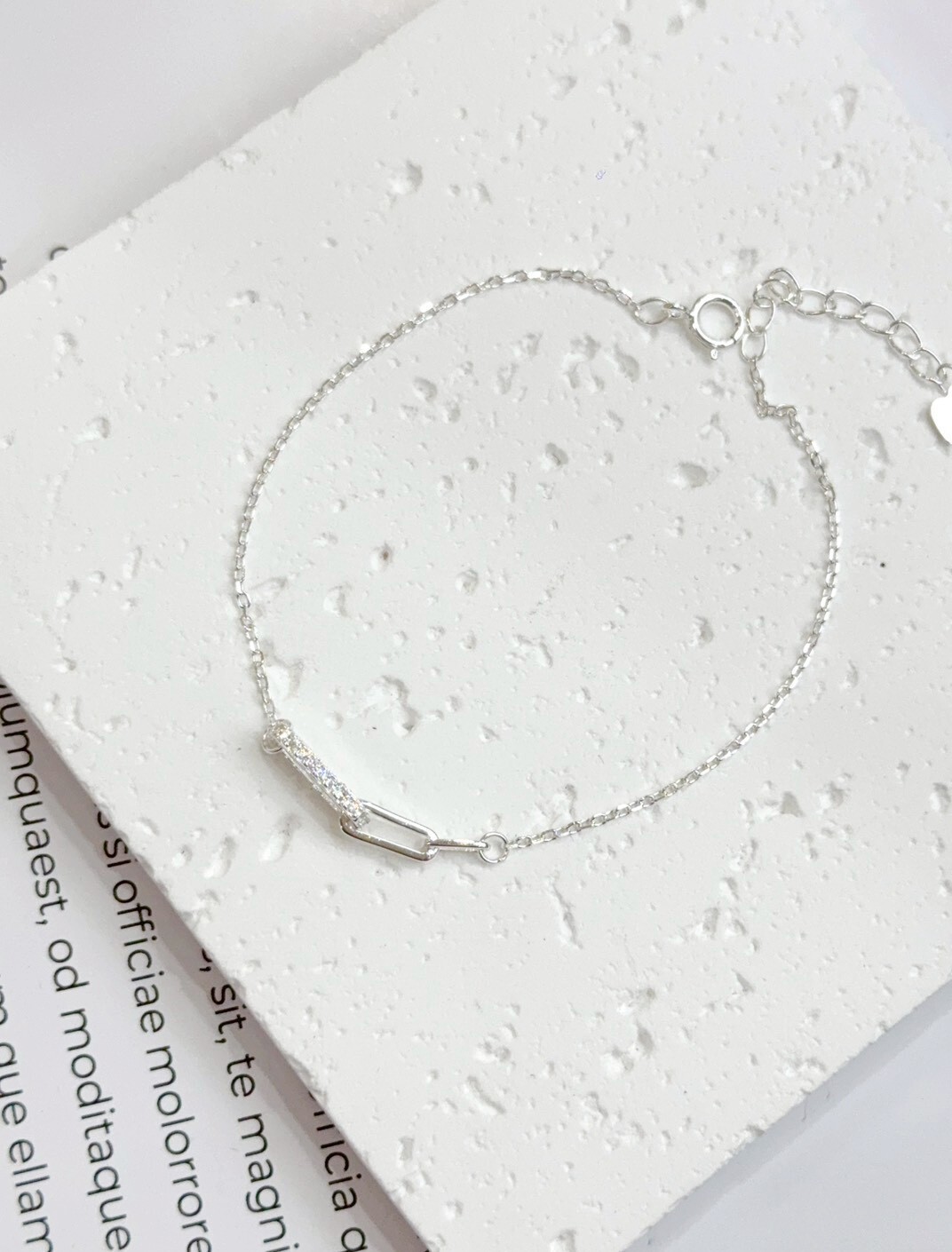 環環相扣純銀手鍊