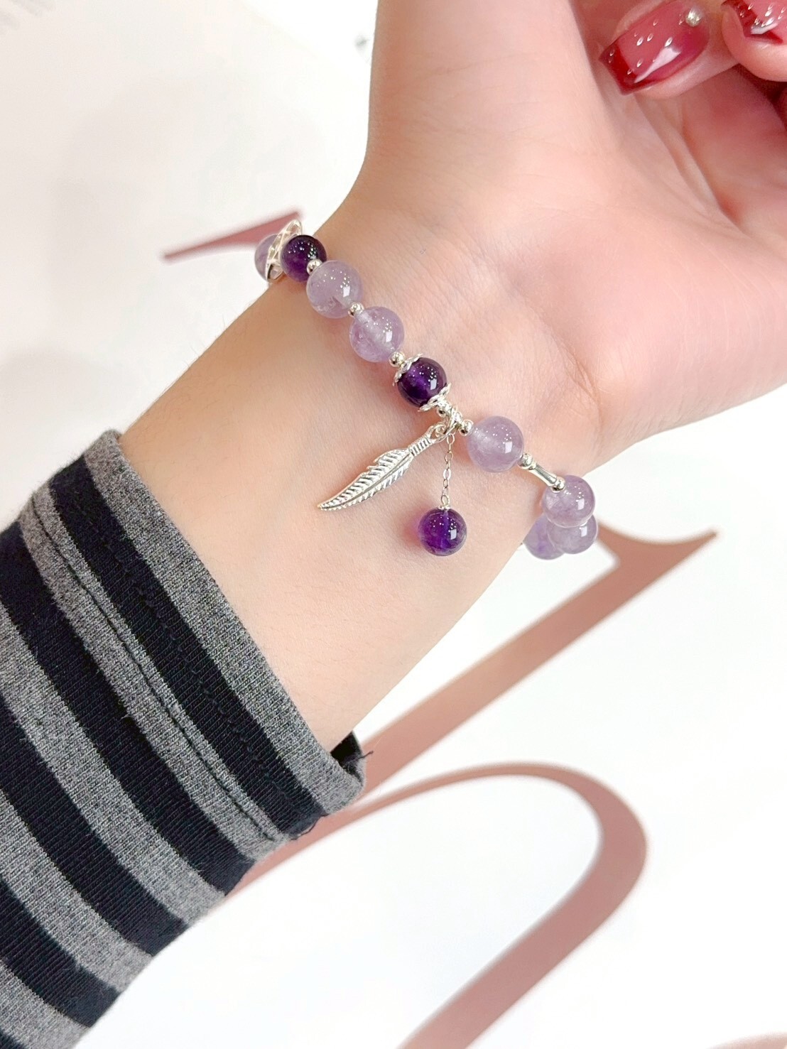 純銀紫水晶手鍊
