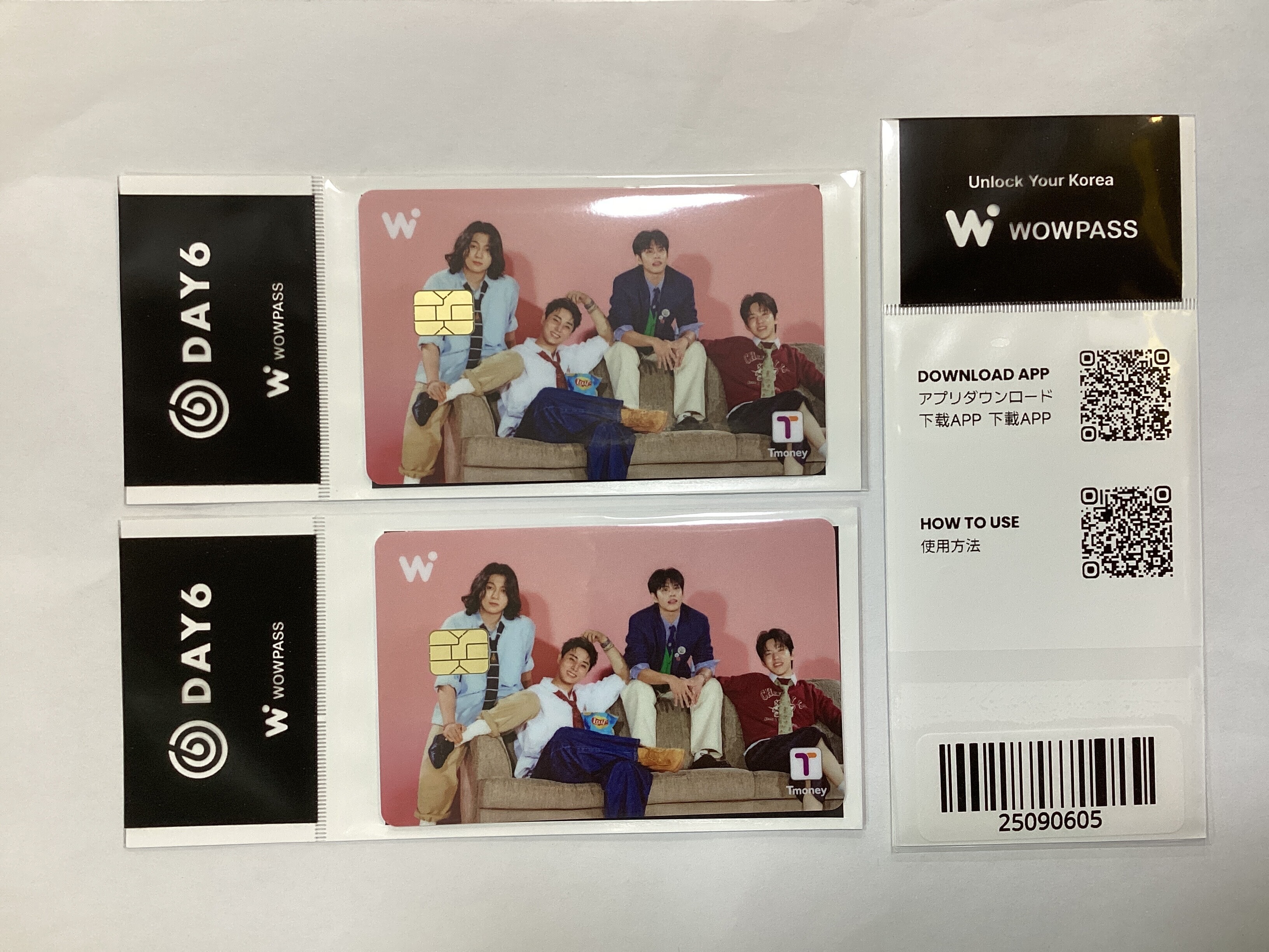 Day6 WOWPASS 韓國交通卡