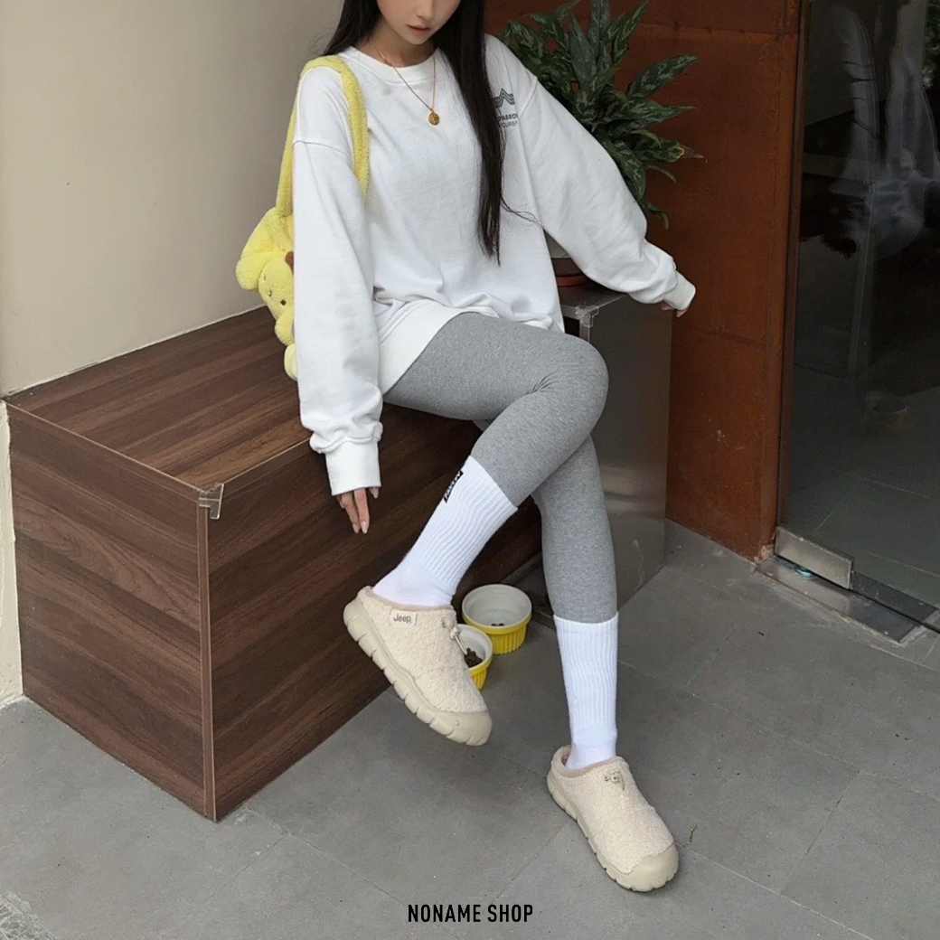 JEEP 秋冬 保暖 毛毛 麵包 懶人鞋 兩色 (女款)