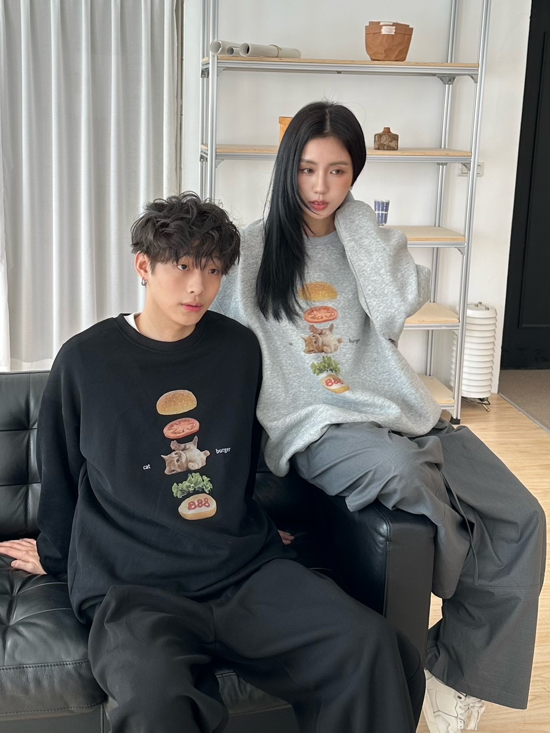 漢堡貓貓大學tee