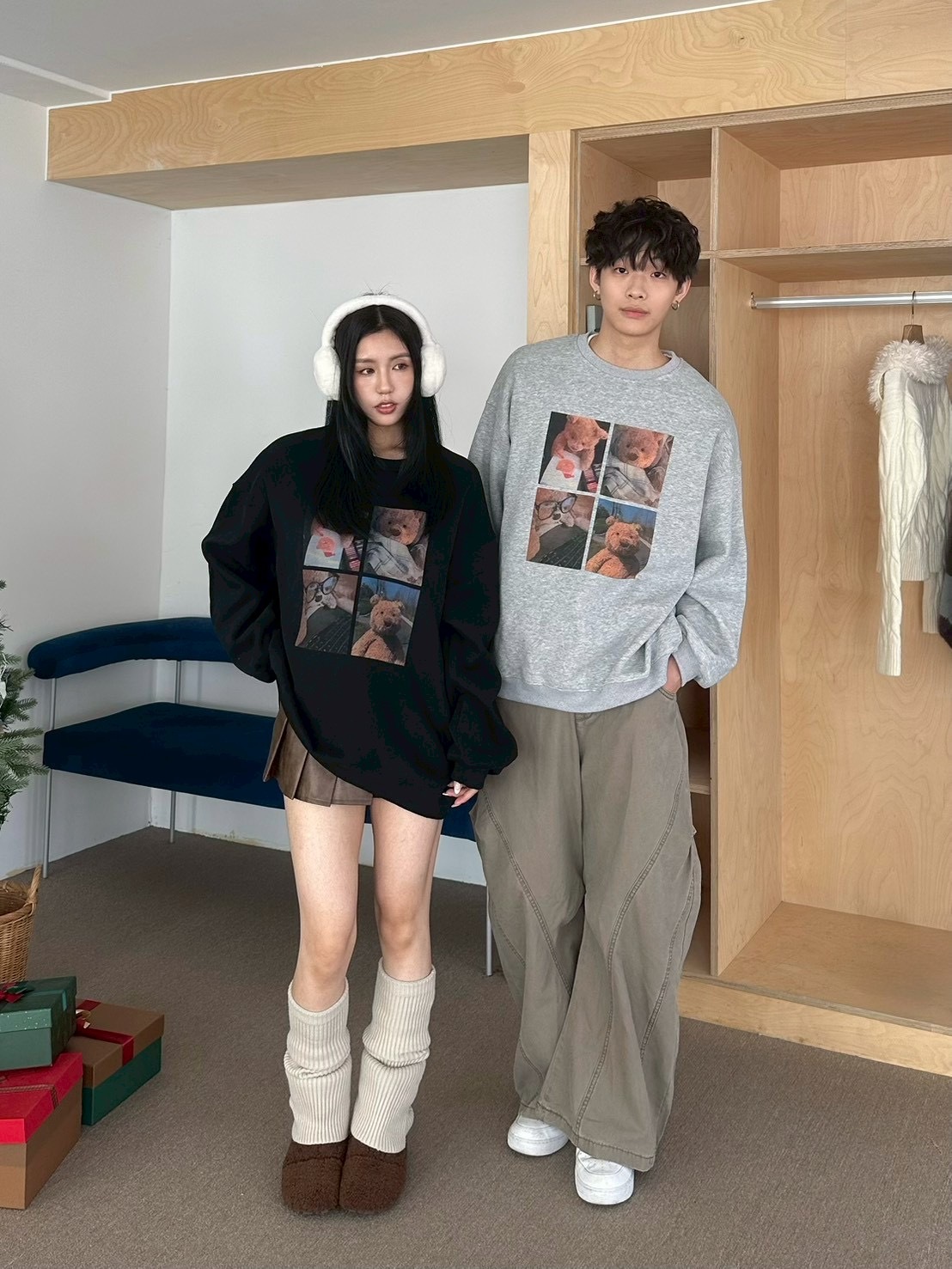 居家感熊熊日常大學tee