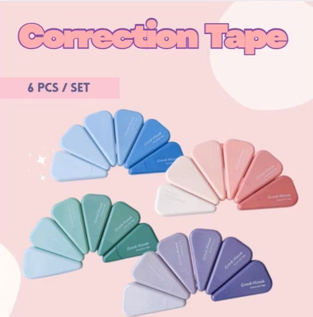 高颜值good mood 修正带（6支）