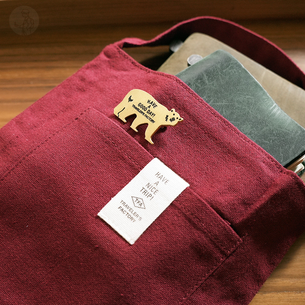 TFA限定 TN北極熊黃銅別針徽章 - TRAVELER’S notebook