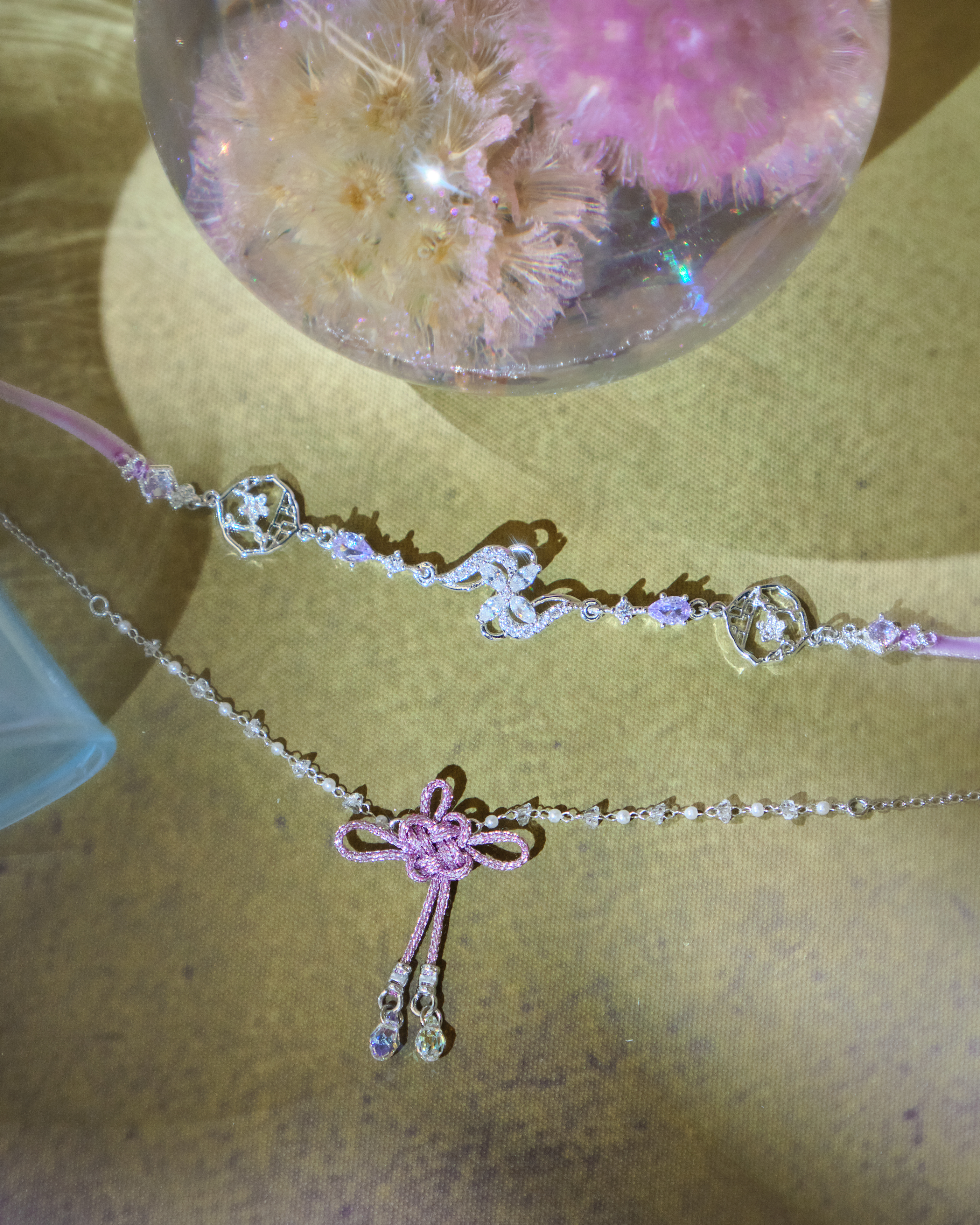 Firstlight Lilac Knot Velvet Chocker