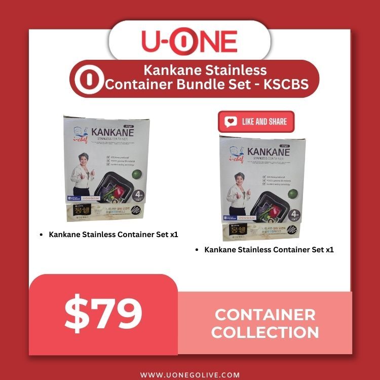 Kankane Stainless Container Bundle Set - KSCBS