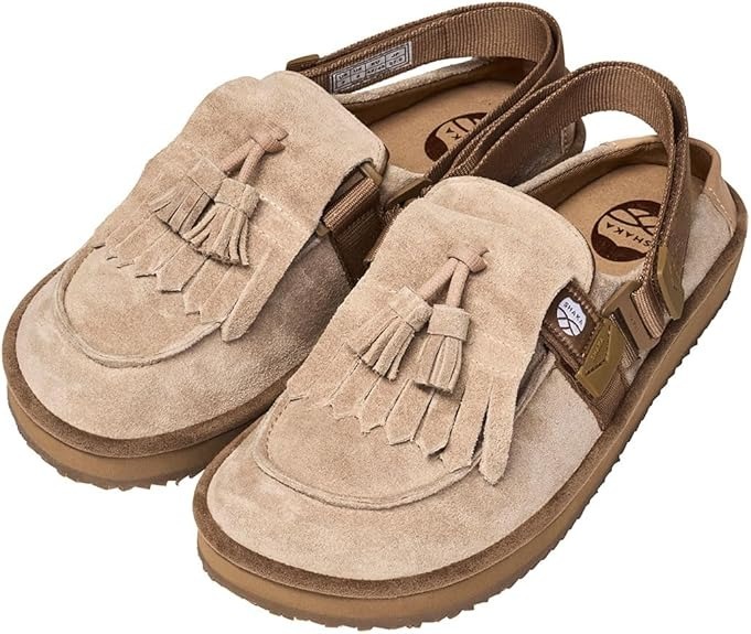 現貨| Shaka Mock Mule Tassel Suede Beige
