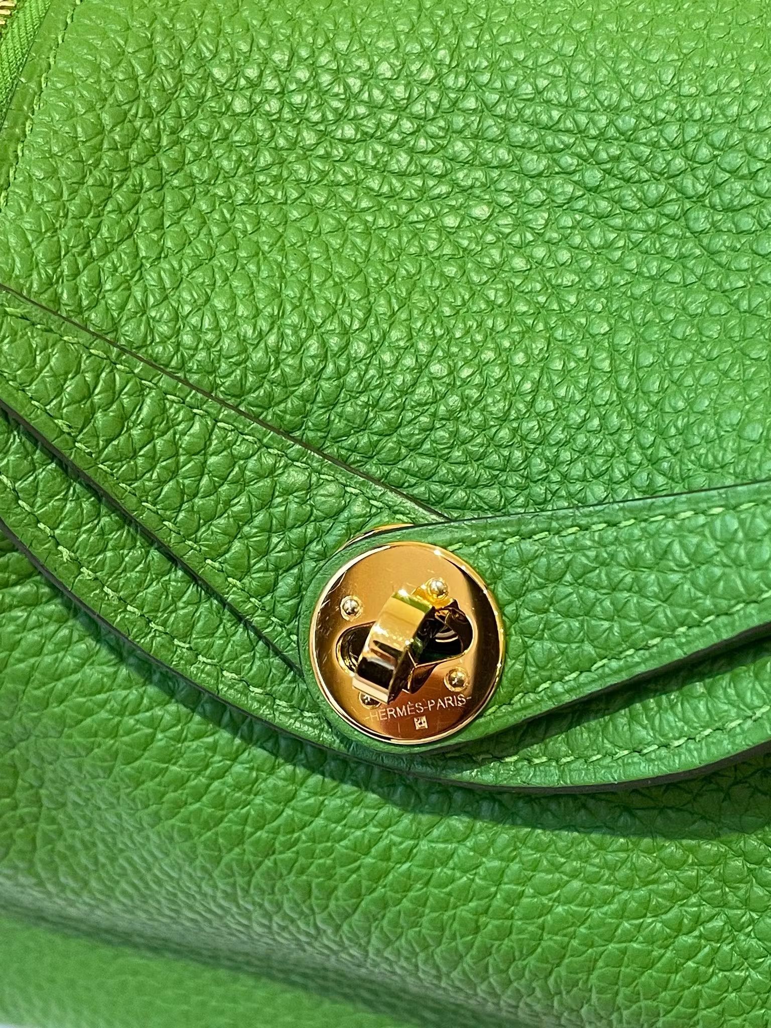 Preloved Lindy Mini TC Leather Vert Yucca GHW  HK$5x,xxx  (HK$2,000 即時落訂)