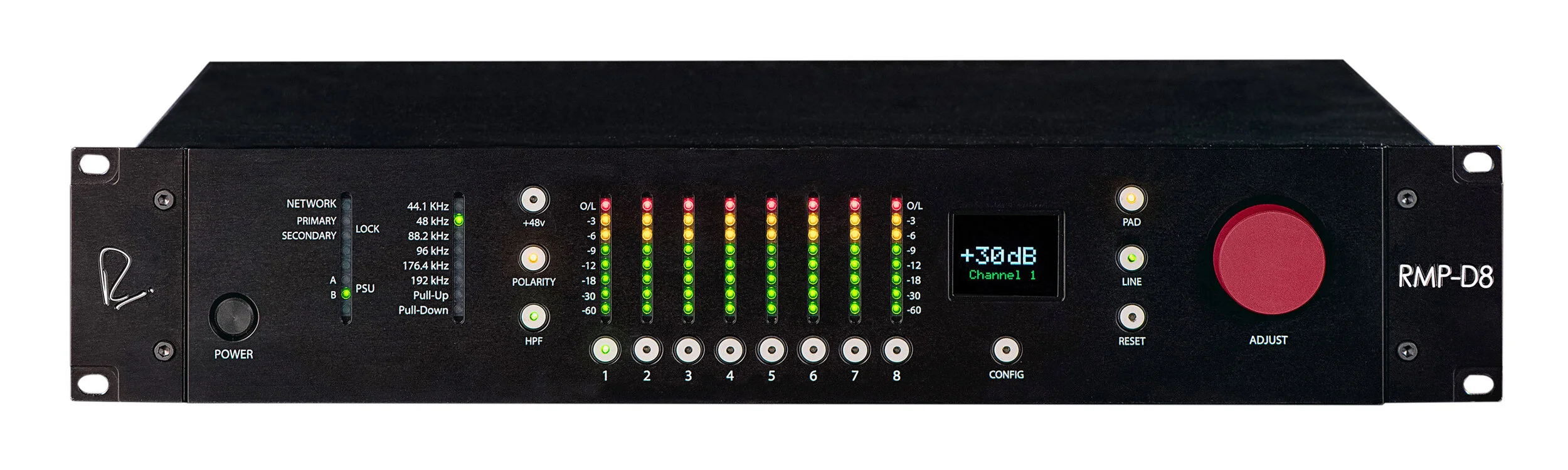 Rupert Neve Designs RMP-D8 8-Channel Dante® Mic Preamp + Converter