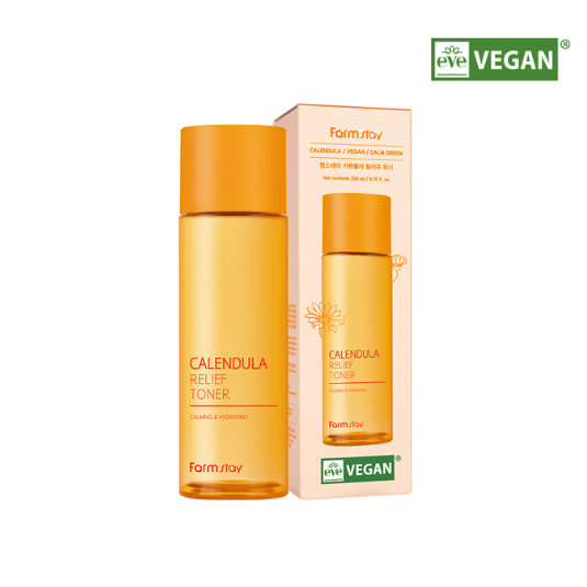 Farm stay Calendula Relief Toner 金盞花舒緩保濕爽膚水200ml