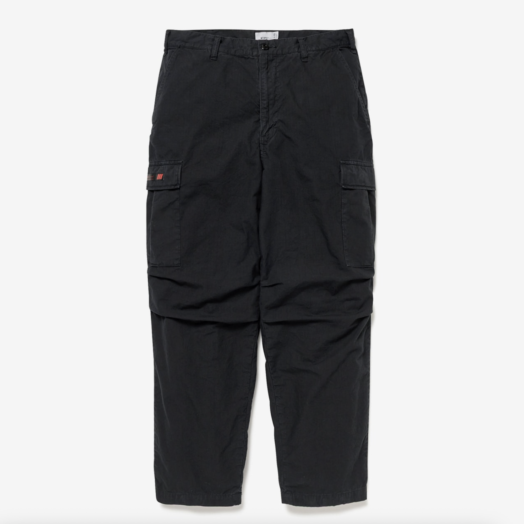 -(B3b04)-WTAPS MILT9601 / TROUSERS / COTTON. RIPSTOP 抗撕裂面料 工裝褲 黑色/綠色-252WVDT-PTM01