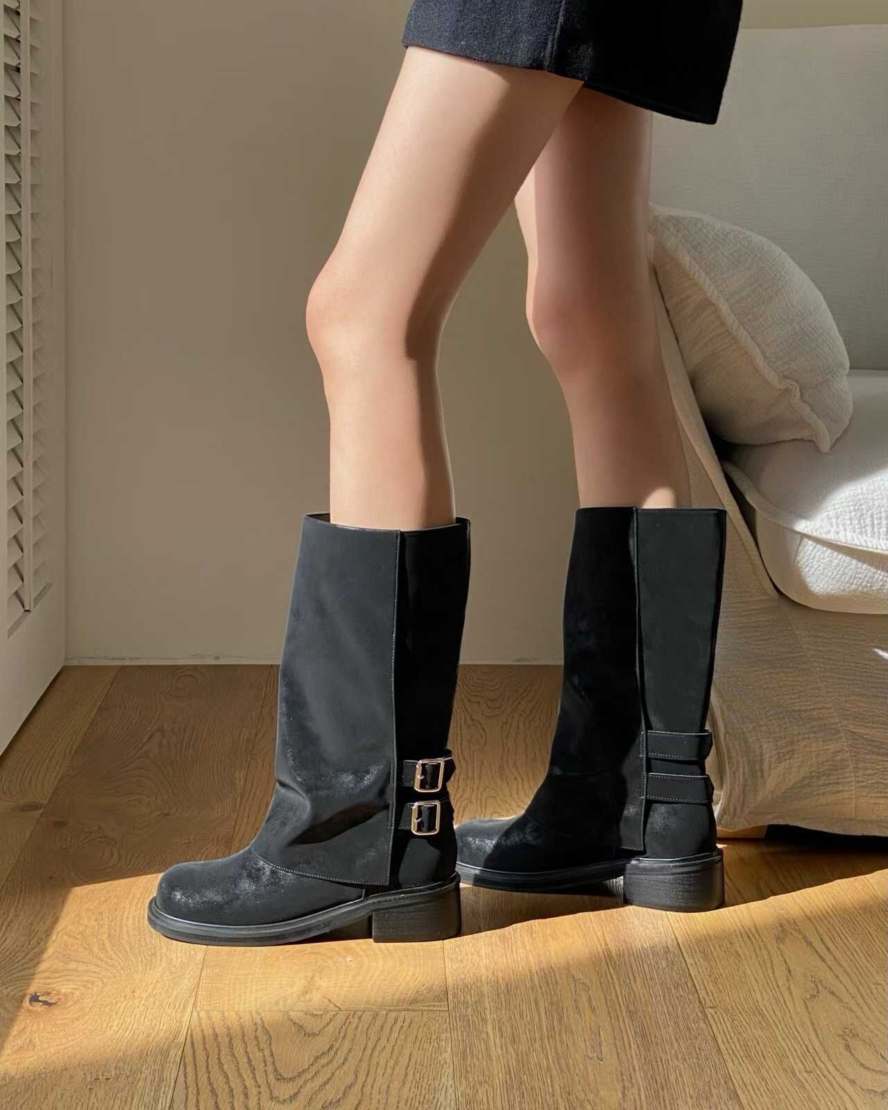 SH5241 真皮版褲管靴 *足碼*