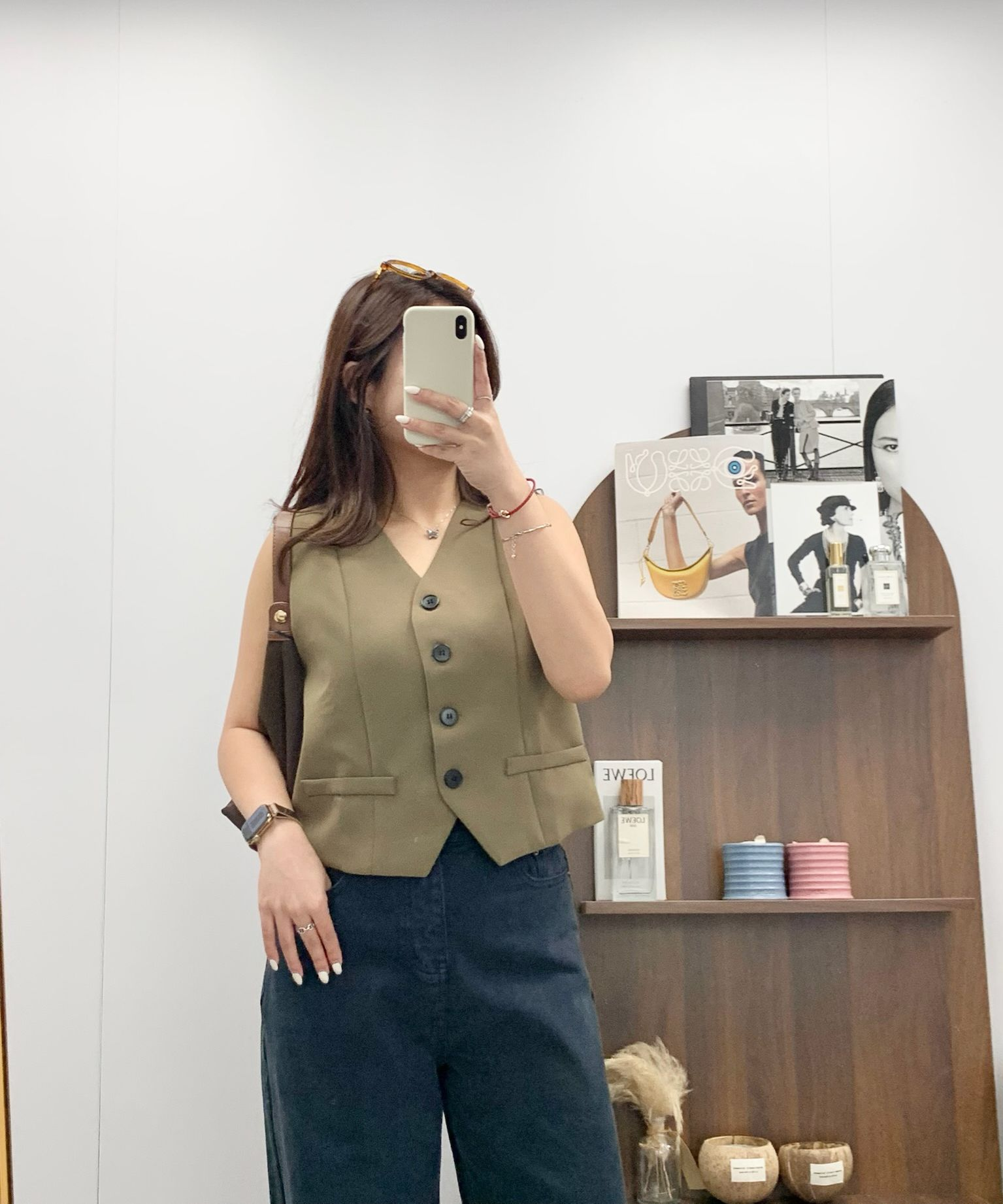 西裝背心馬甲(卡其色)