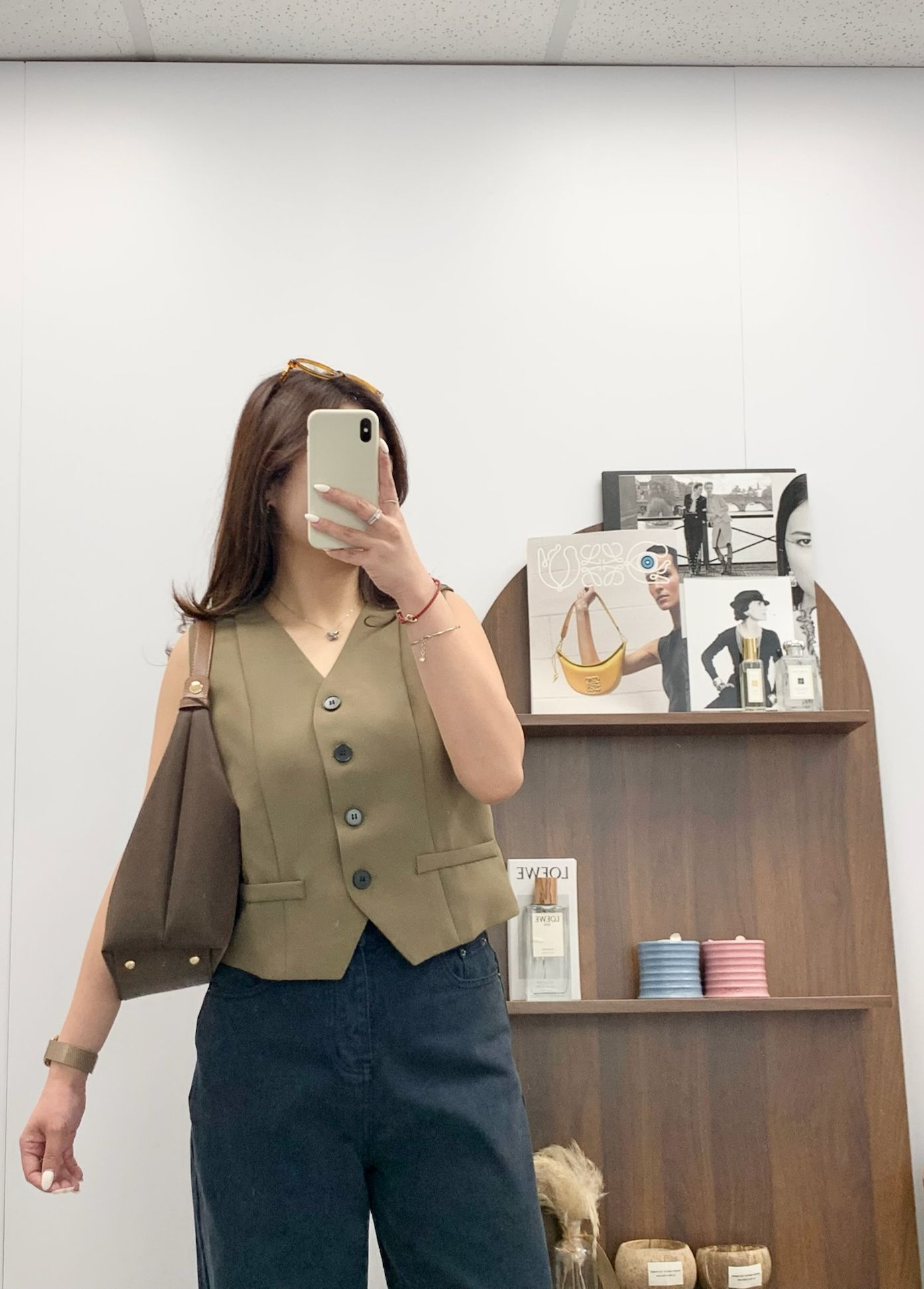 西裝背心馬甲(卡其色)