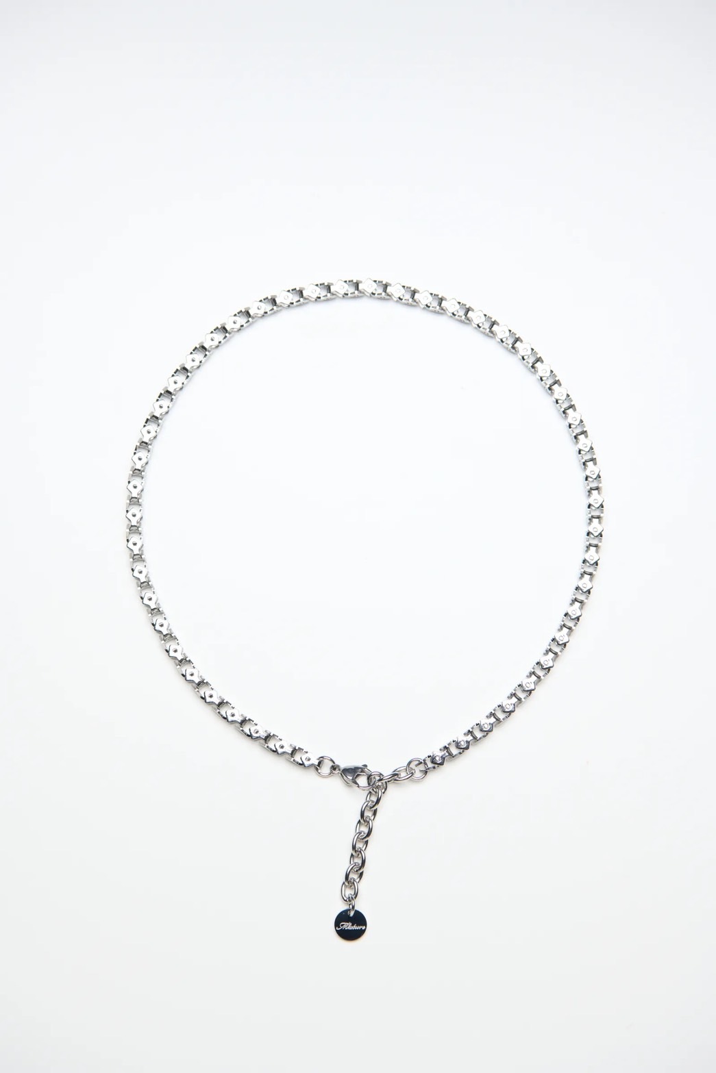 MN033 機械鏈帶特殊鏈身純鋼項鍊