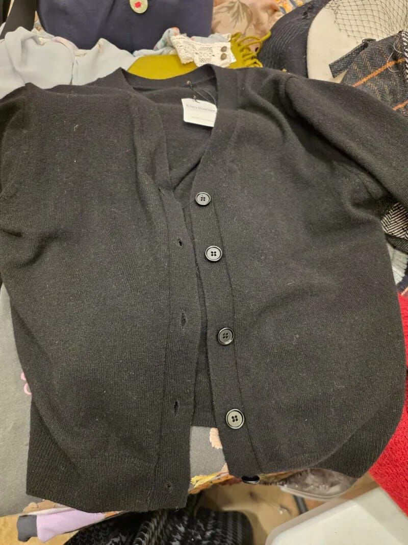 KM5271 V領羊毛溫暖開胸衫