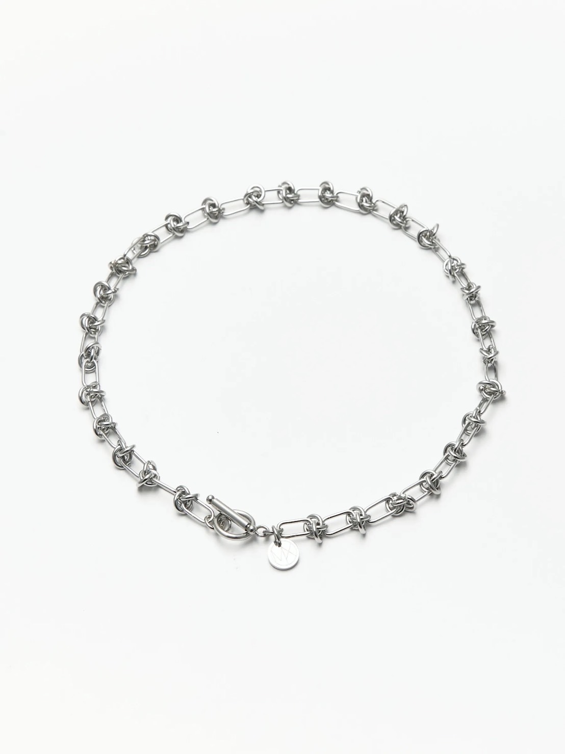 MN010 純鋼三細型圈特殊鍊身項鍊