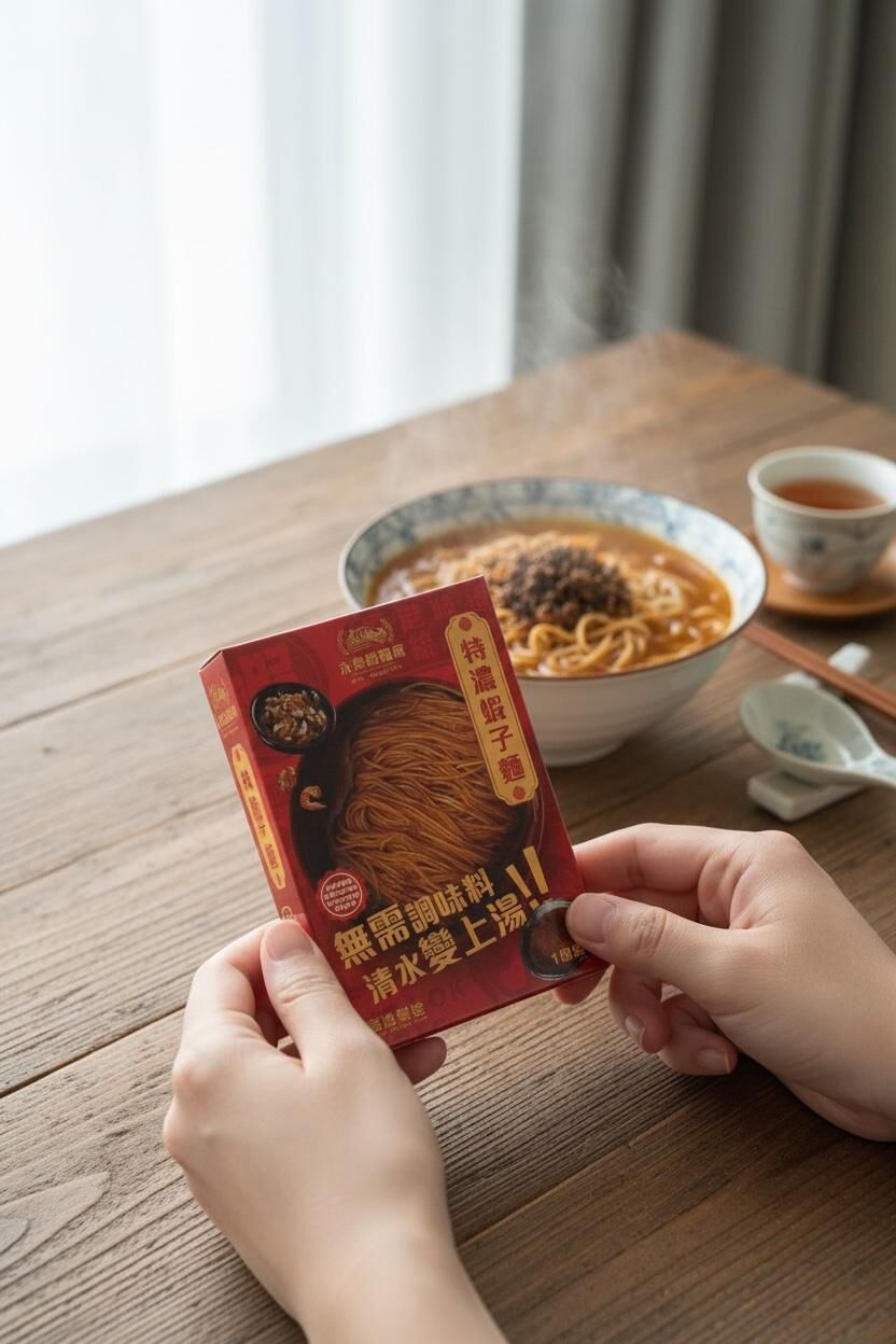 獨立包裝特濃蝦子幼麵 (1個裝)