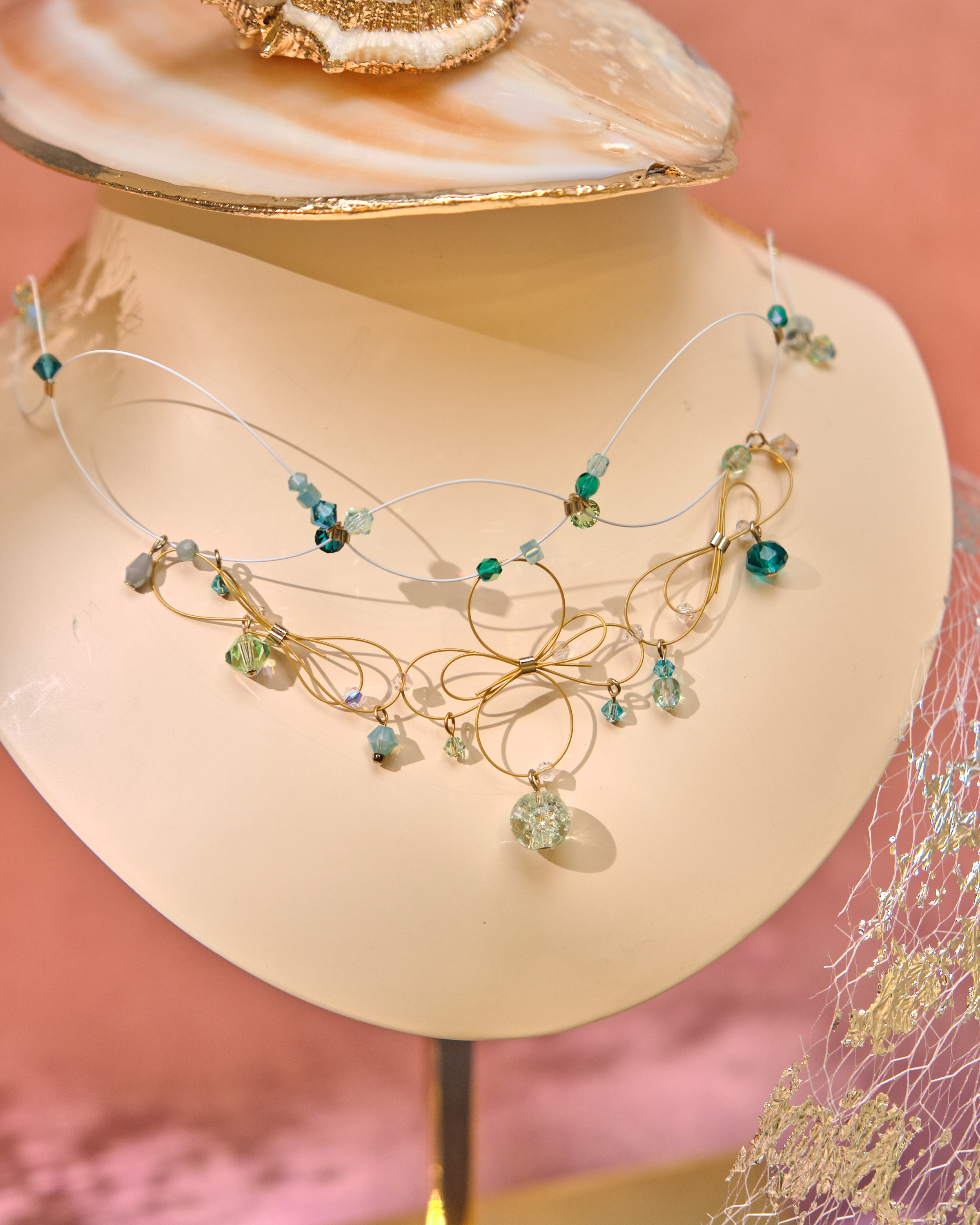 13069 星塵輕語水晶絲語項鏈