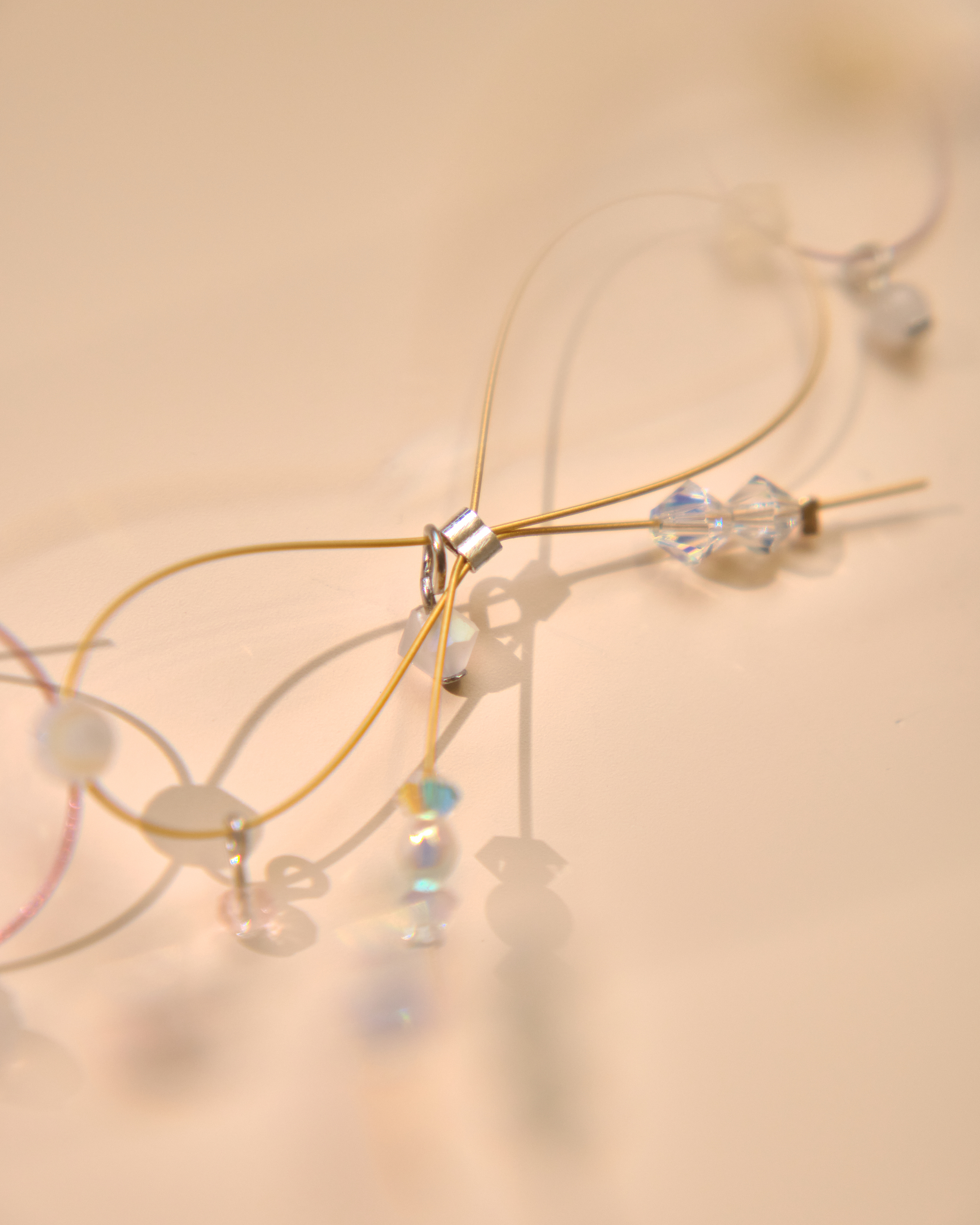 13065 Stardust Whisper Crystal Silk Necklace