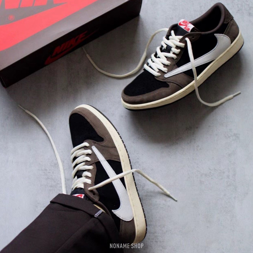 TRAVIS SCOTT X NIKE AIR JORDAN 1 LOW OG "MOCHA" 1.0 初代 聯名 倒勾 摩卡 (男款)