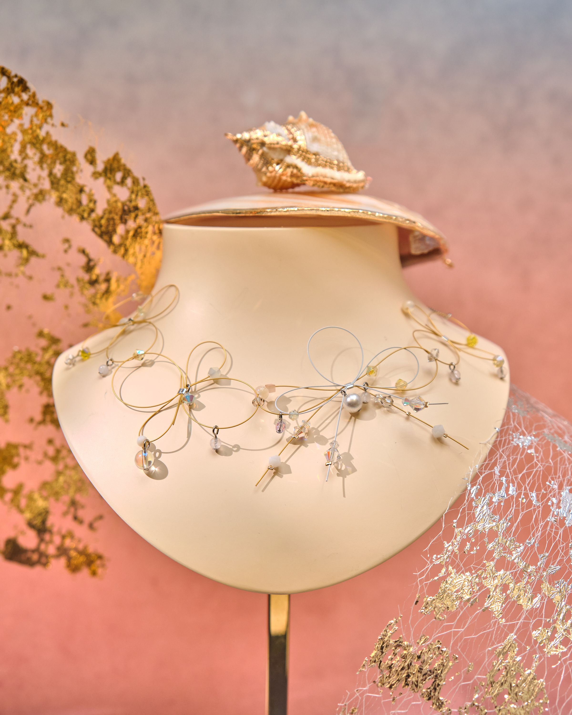 13066 星塵輕語水晶絲語項鏈