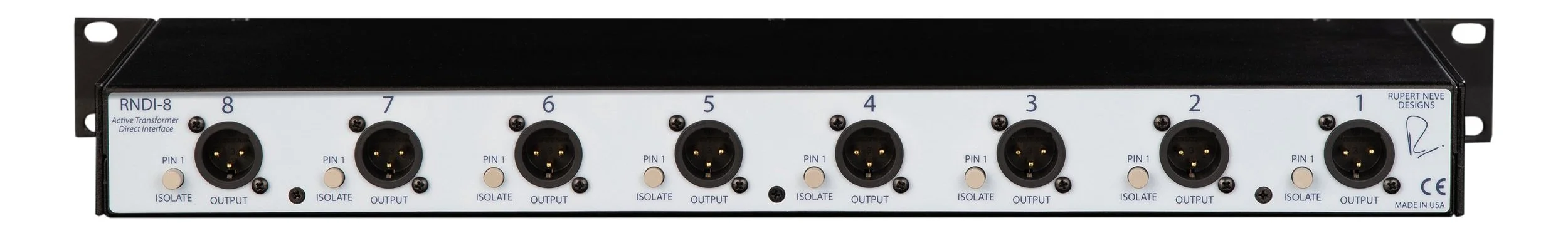 Rupert Neve Designs RNDI-8 8-Channel 1U Active Transformer Direct Interface