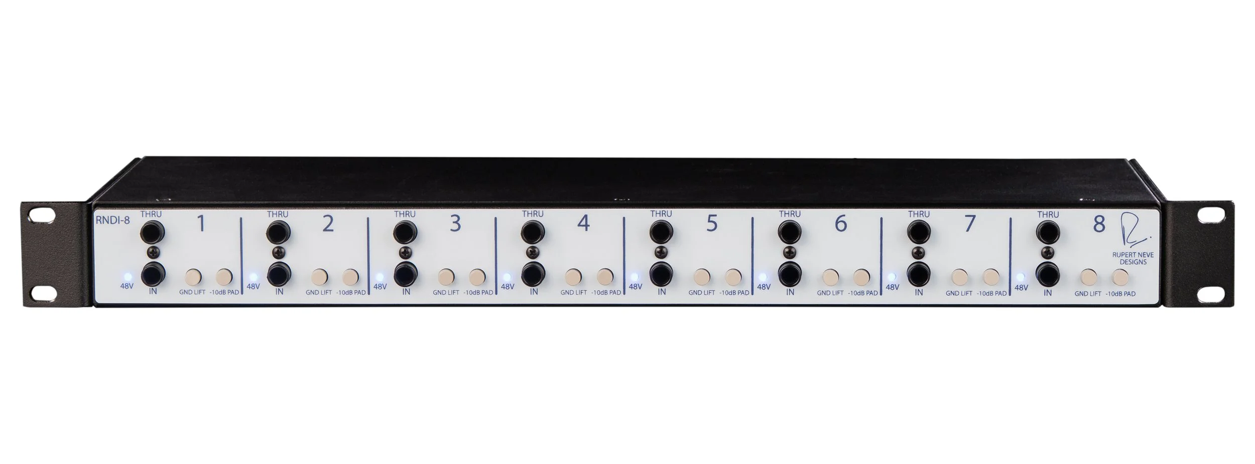 Rupert Neve Designs RNDI-8 8-Channel 1U Active Transformer Direct Interface