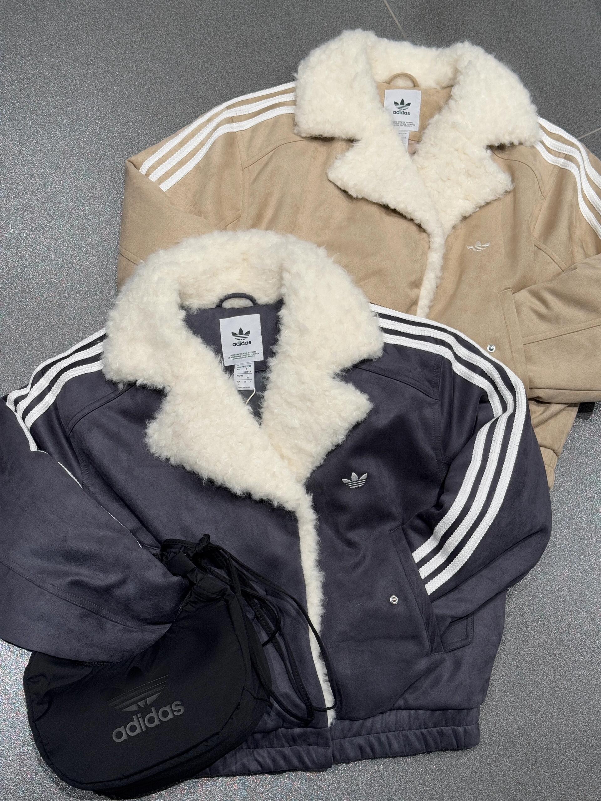 【預購】Adidas Originals 布勞森 巴恩風 經典 立體編織三線 翻領 毛毛 復古夾克 鋪棉 保暖 外套 JL8438 JL8439