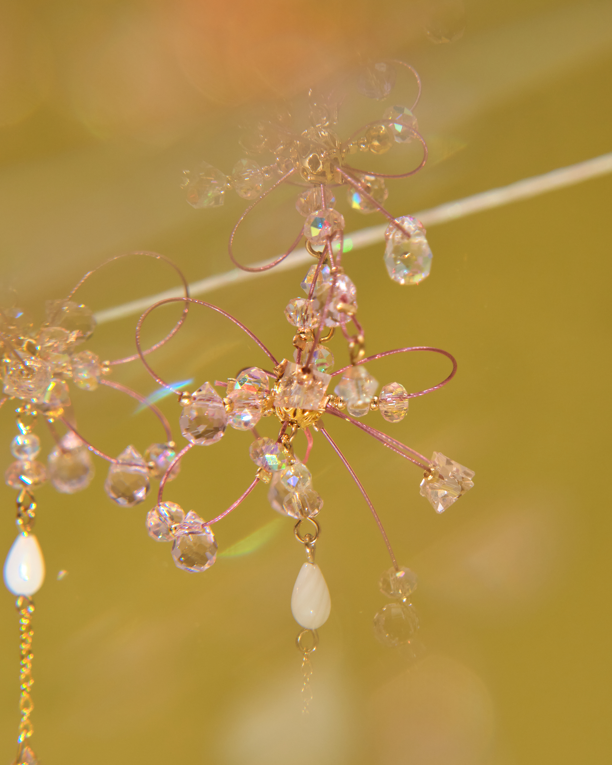 13044 Court Fireworks Cold-Porcelain Sparkle S925 Earrings