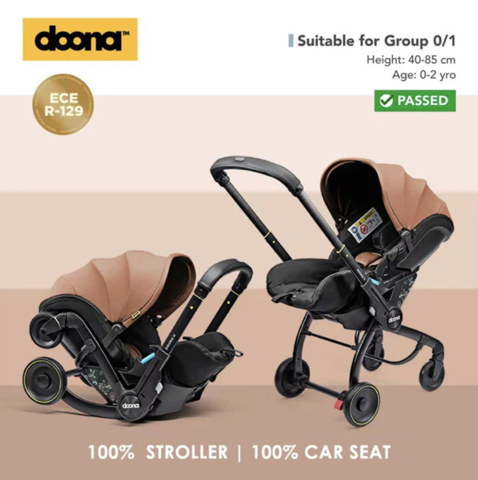Doona X - 汽車安全座椅 & 嬰兒車 (赤陶紅)