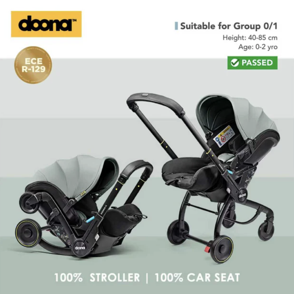 Doona X - 汽車安全座椅 & 嬰兒車(鼠尾草綠)