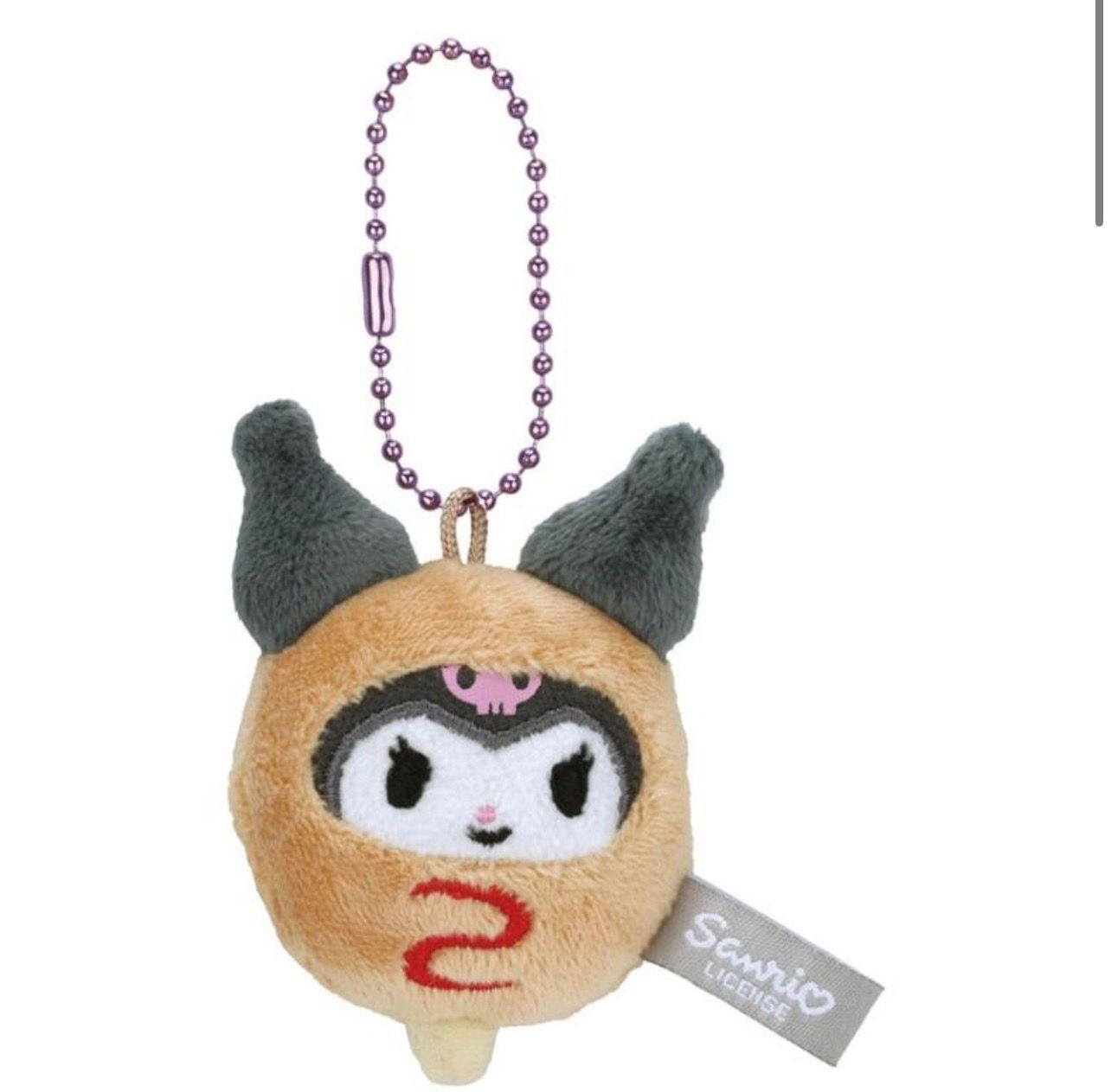 【預購】JN112201 Sanrio 日式食品造型毛公仔吊飾