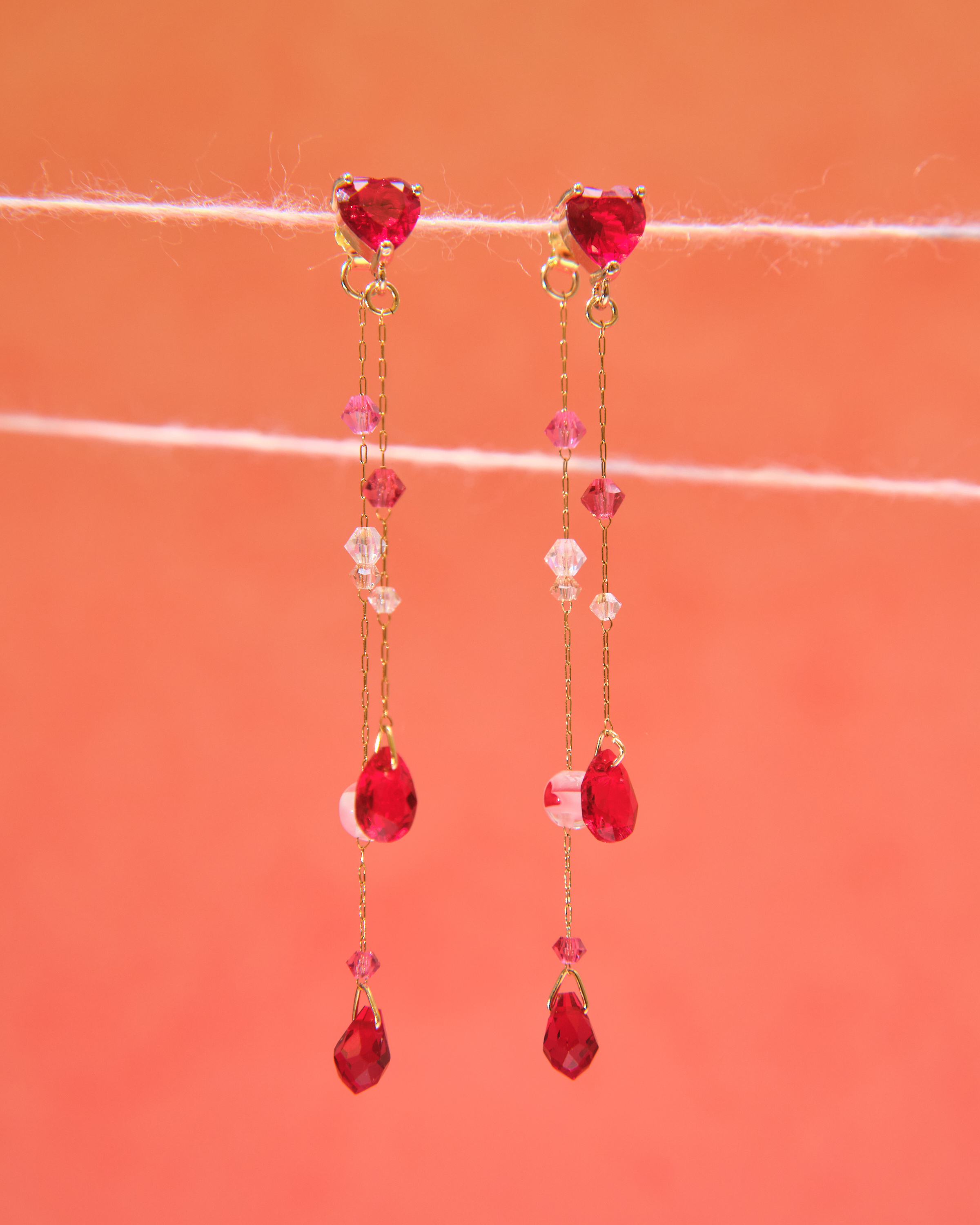 13025 Morning Dew Crystal Minimal Elegance S925 Earrings