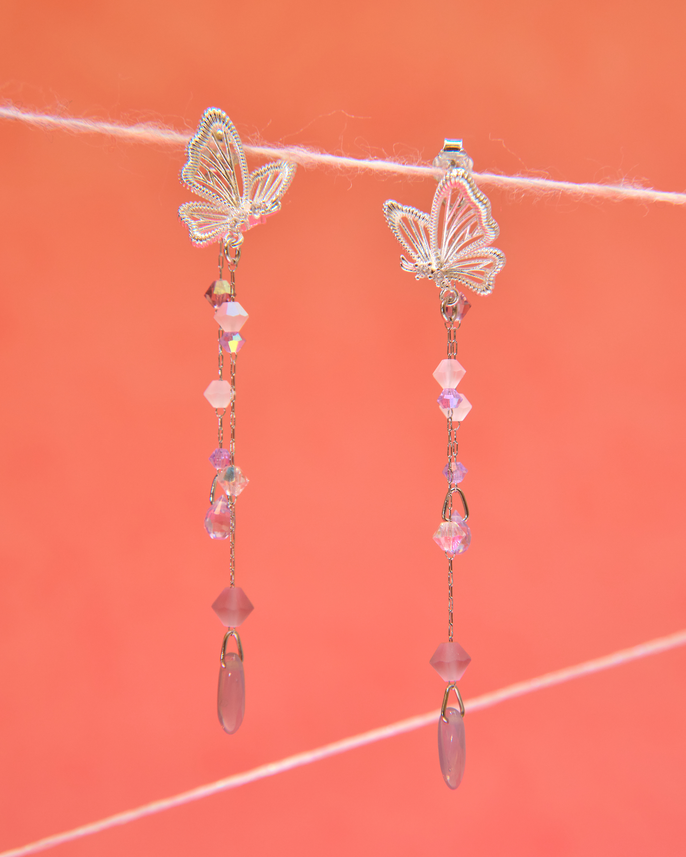 13023 Morning Dew Crystal Minimal Elegance S925 Earrings