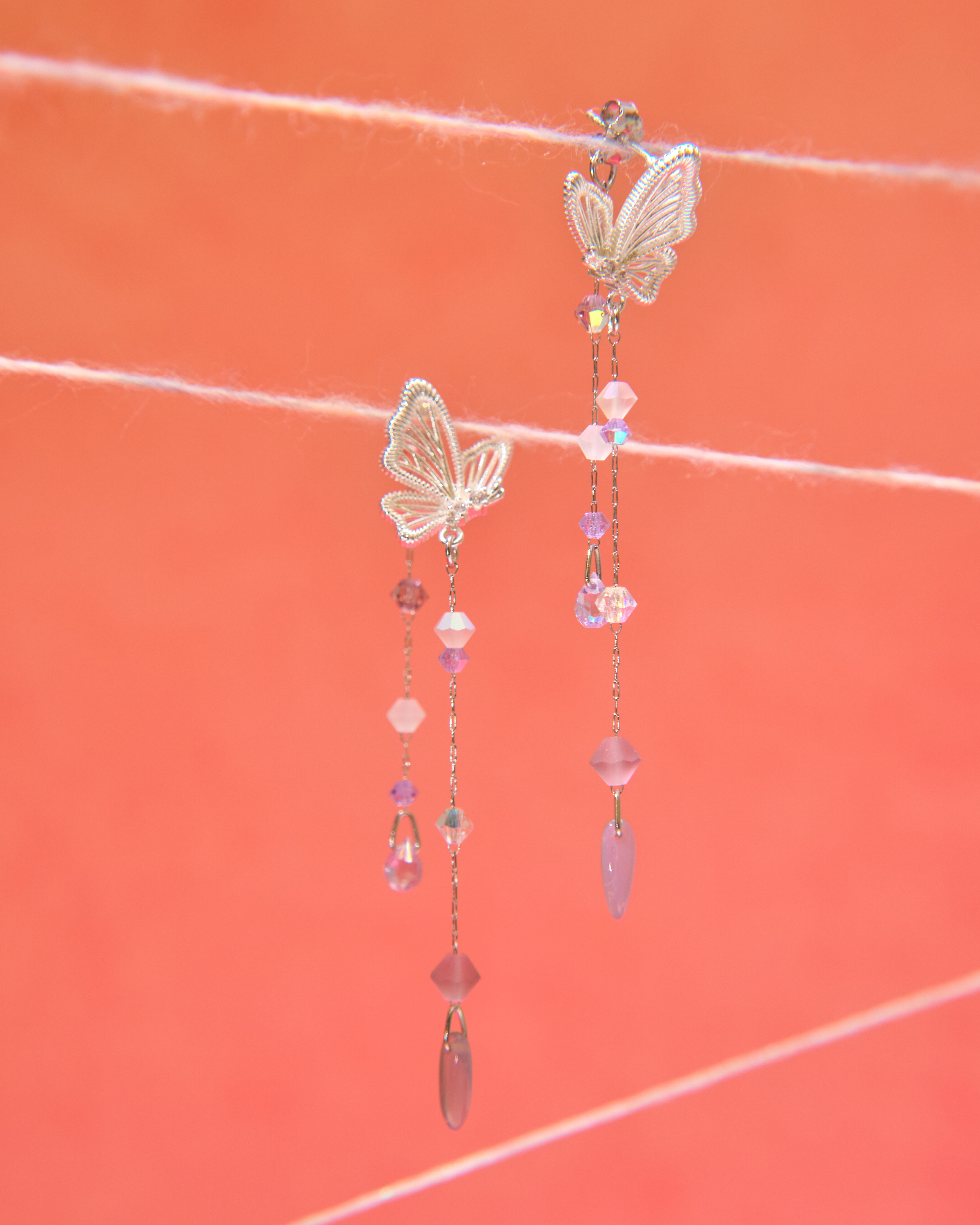 13023 Morning Dew Crystal Minimal Elegance S925 Earrings