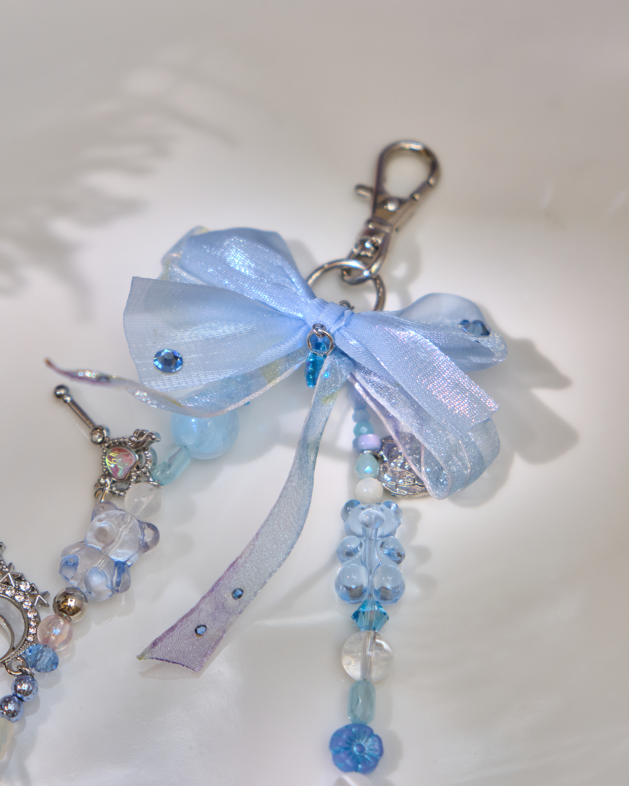 13005 Harajuku Resin Bead Short Phone Strap