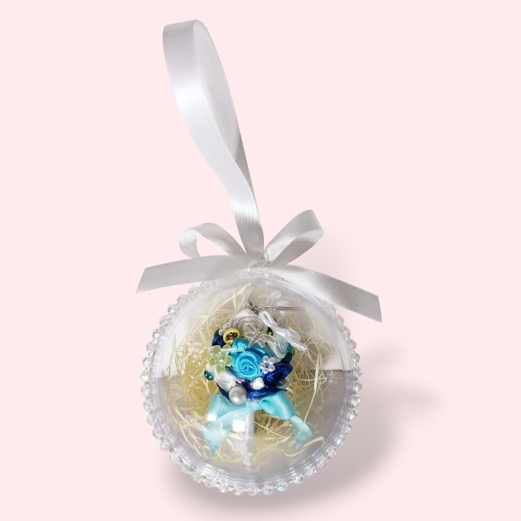 手作迷你新娘玫瑰珍珠珠寶捧花鑰匙鑰匙圈,捧花遊戲禮物,姊妹禮,婚禮小物