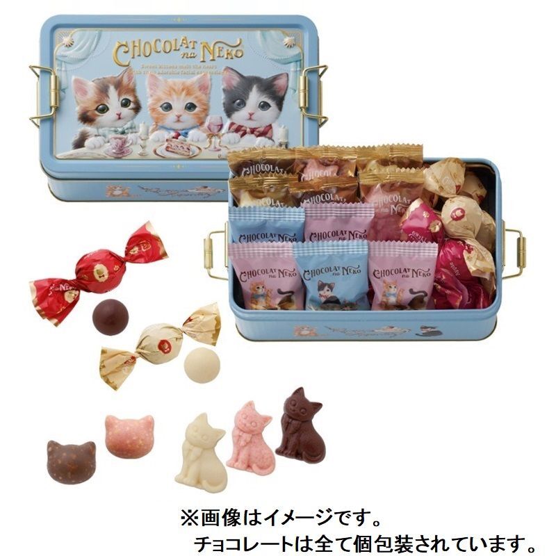 【預購】JN112202 Morozoff 貓咪造型巧克力禮盒(17粒裝)