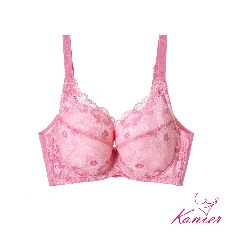 【Kanier卡妮兒】浪漫風情機台灣製能型內衣【2322 俏麗桃 -E / F / G罩杯】