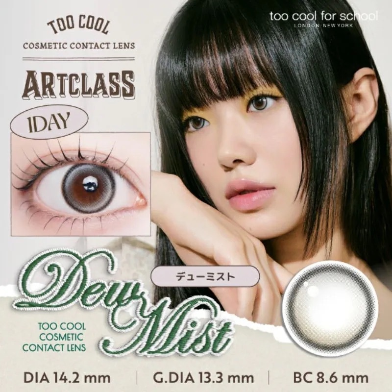 [日拋] Too Cool Art Class 1 Day Dew Mist｜日拋彩妝隱形眼鏡｜每盒10片