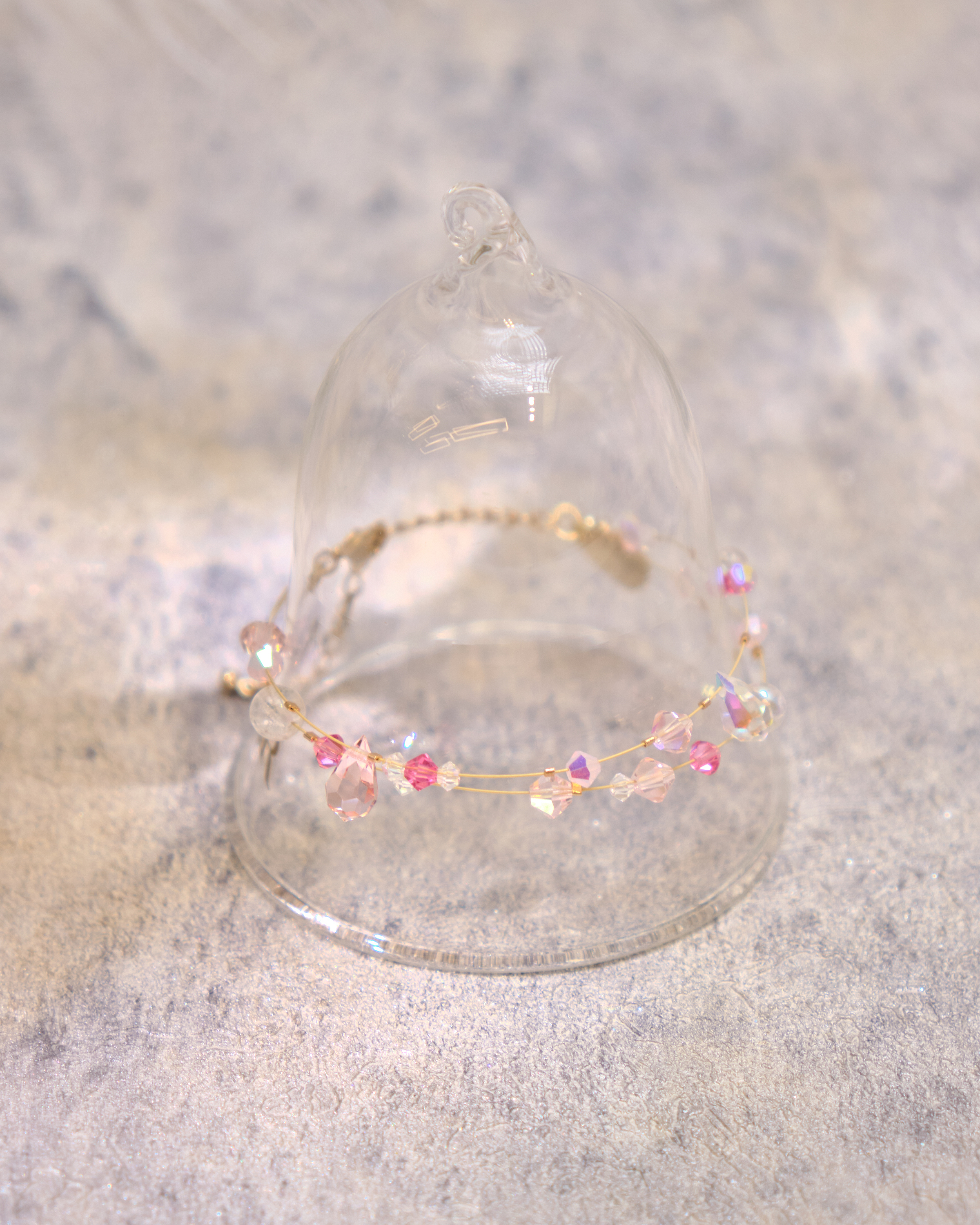 12967 Star Dew Waltz Crystal Silk Thread Bracelet