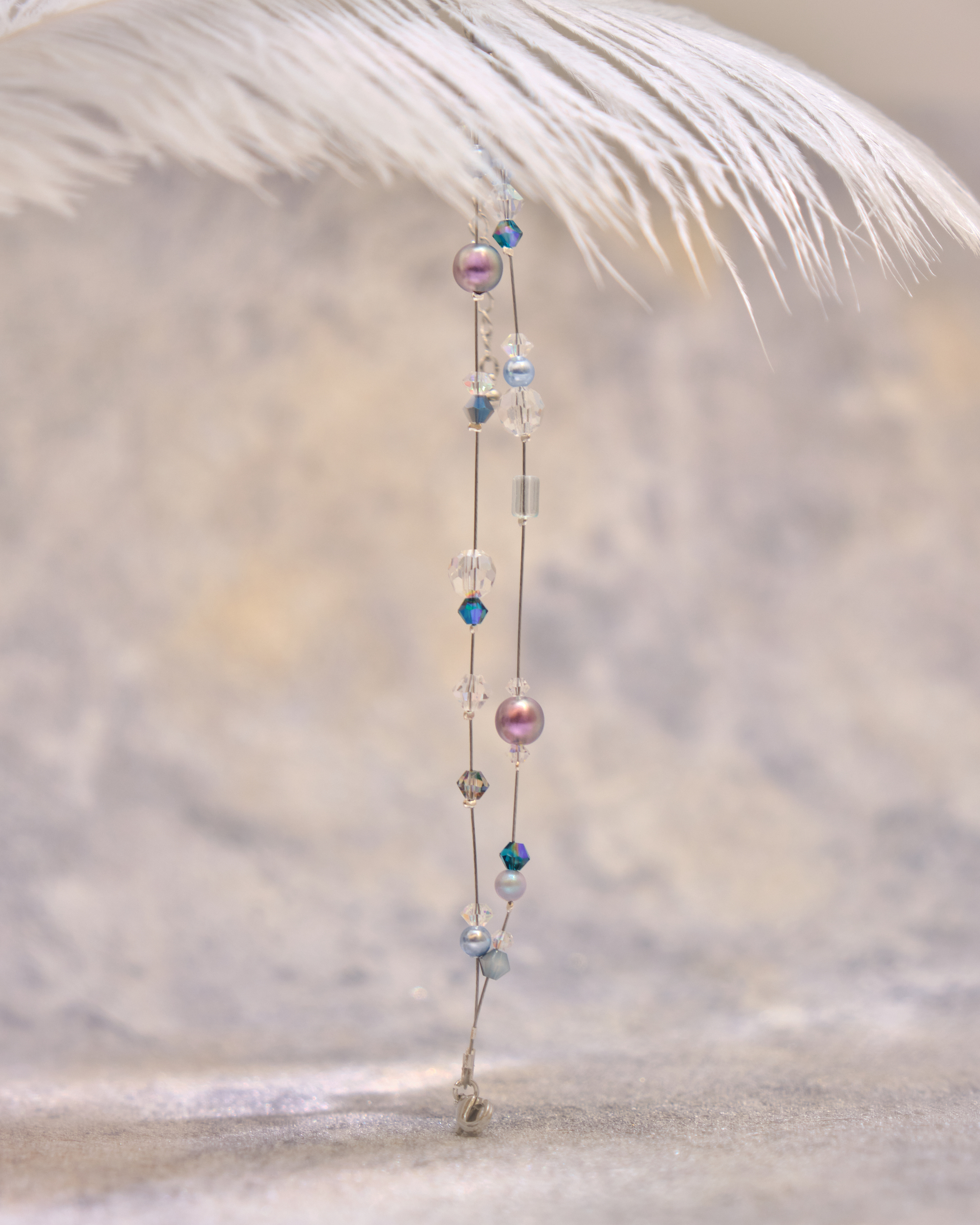 12966 Star Dew Waltz Crystal Silk Thread Bracelet