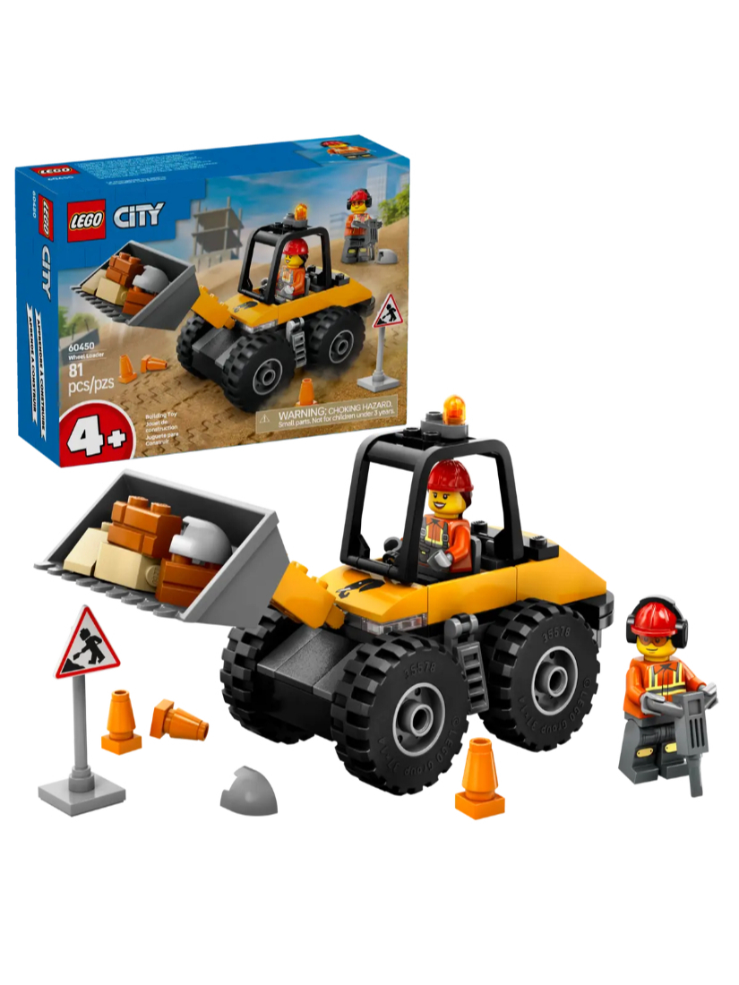 LEGO 60450 黃色工程輪式裝載機