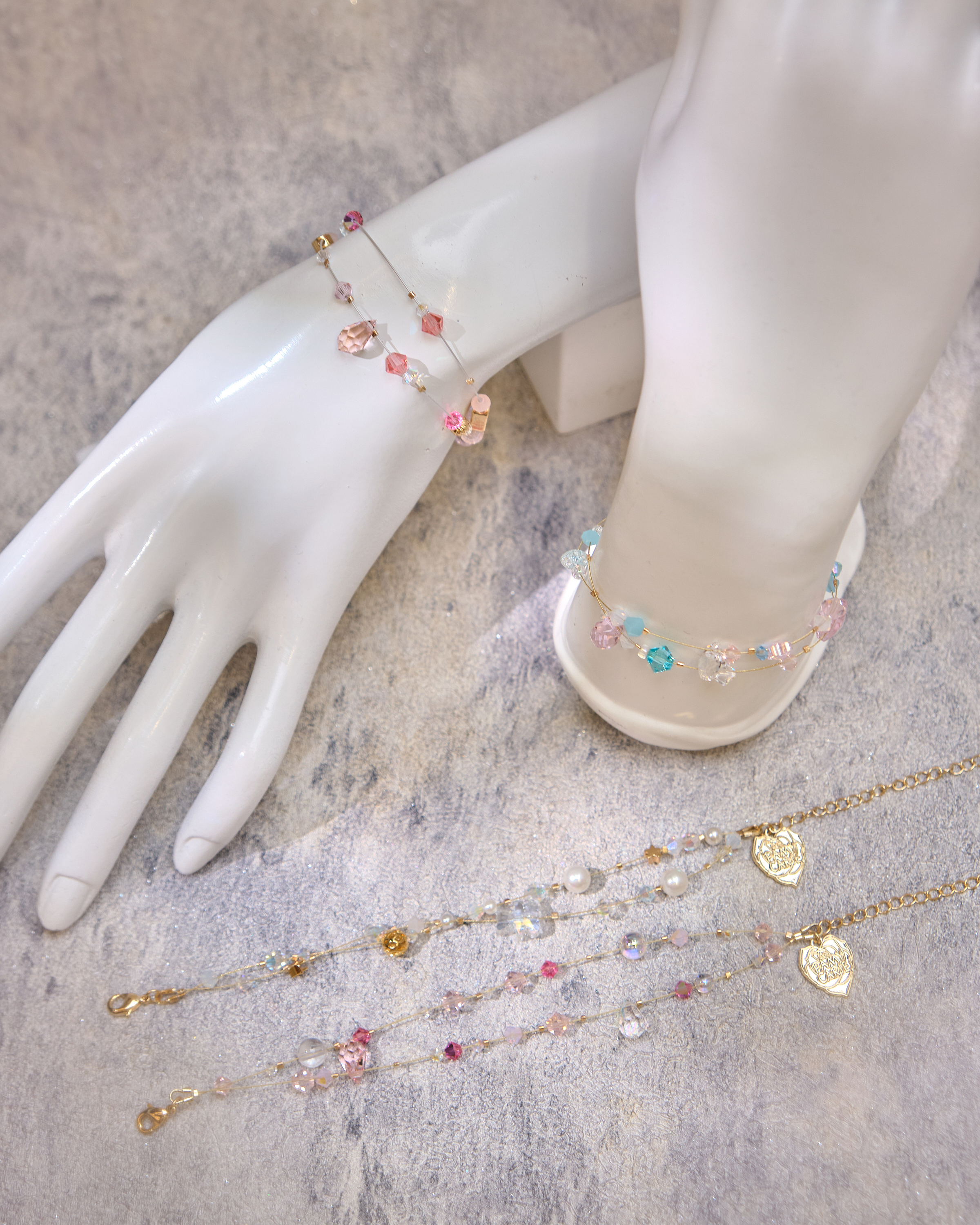 12964 Star Dew Waltz Crystal Silk Thread Bracelet