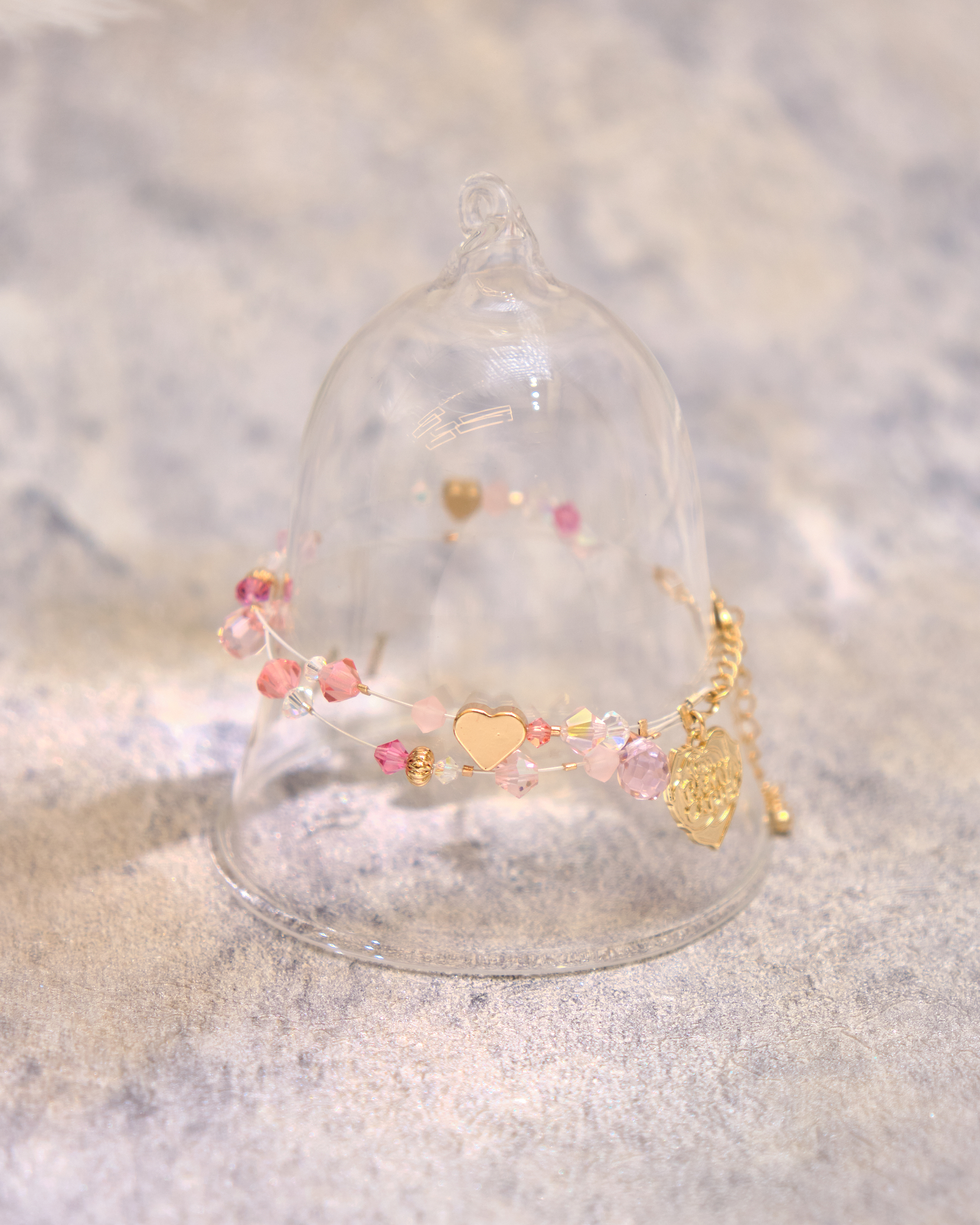 12961 Star Dew Waltz Crystal Silk Thread Bracelet