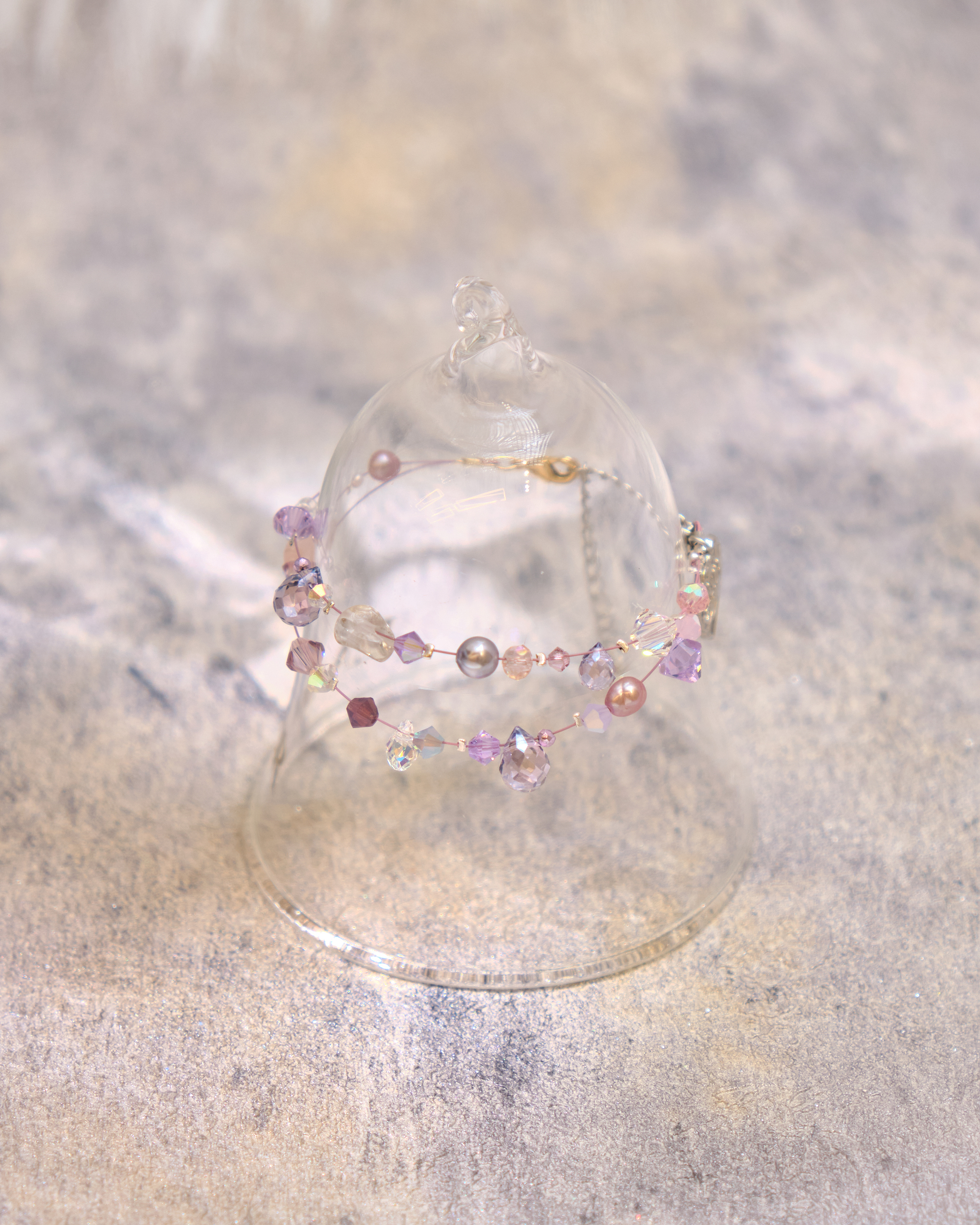 12960 Star Dew Waltz Crystal Silk Thread Bracelet
