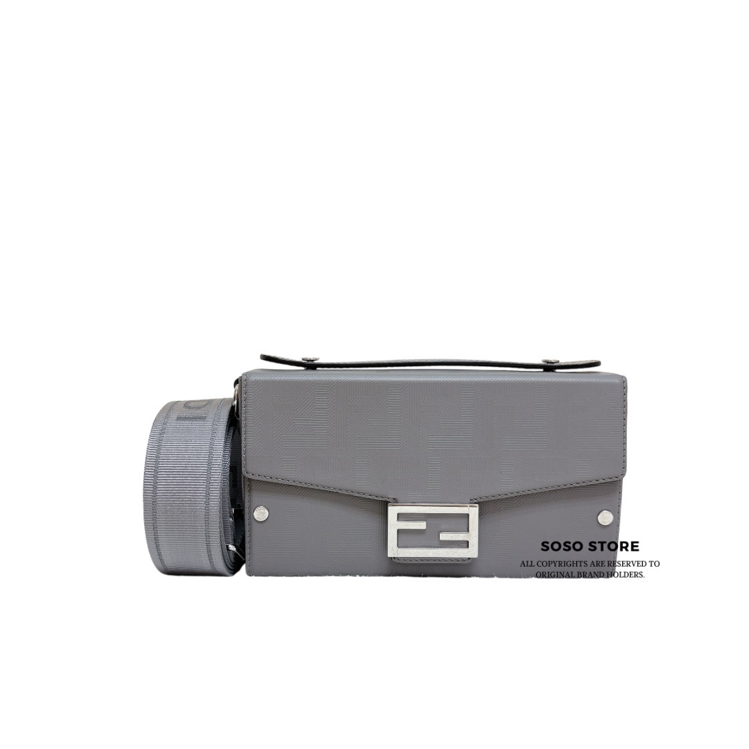 Fendi Soft Trunk - Grey / Shw