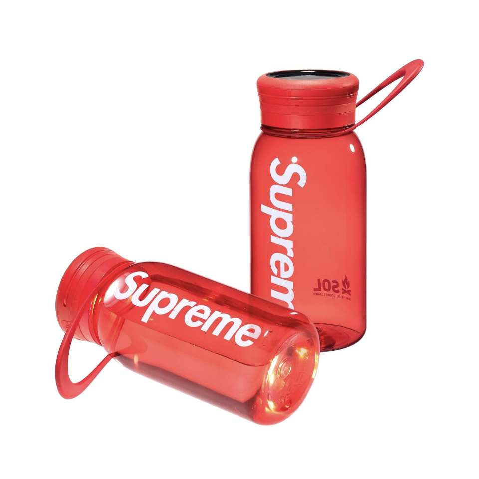 -(C015)-SUPREME SOL WATER BOTTLE LANTERN LED 照明 水壺 紅色-FW25A99